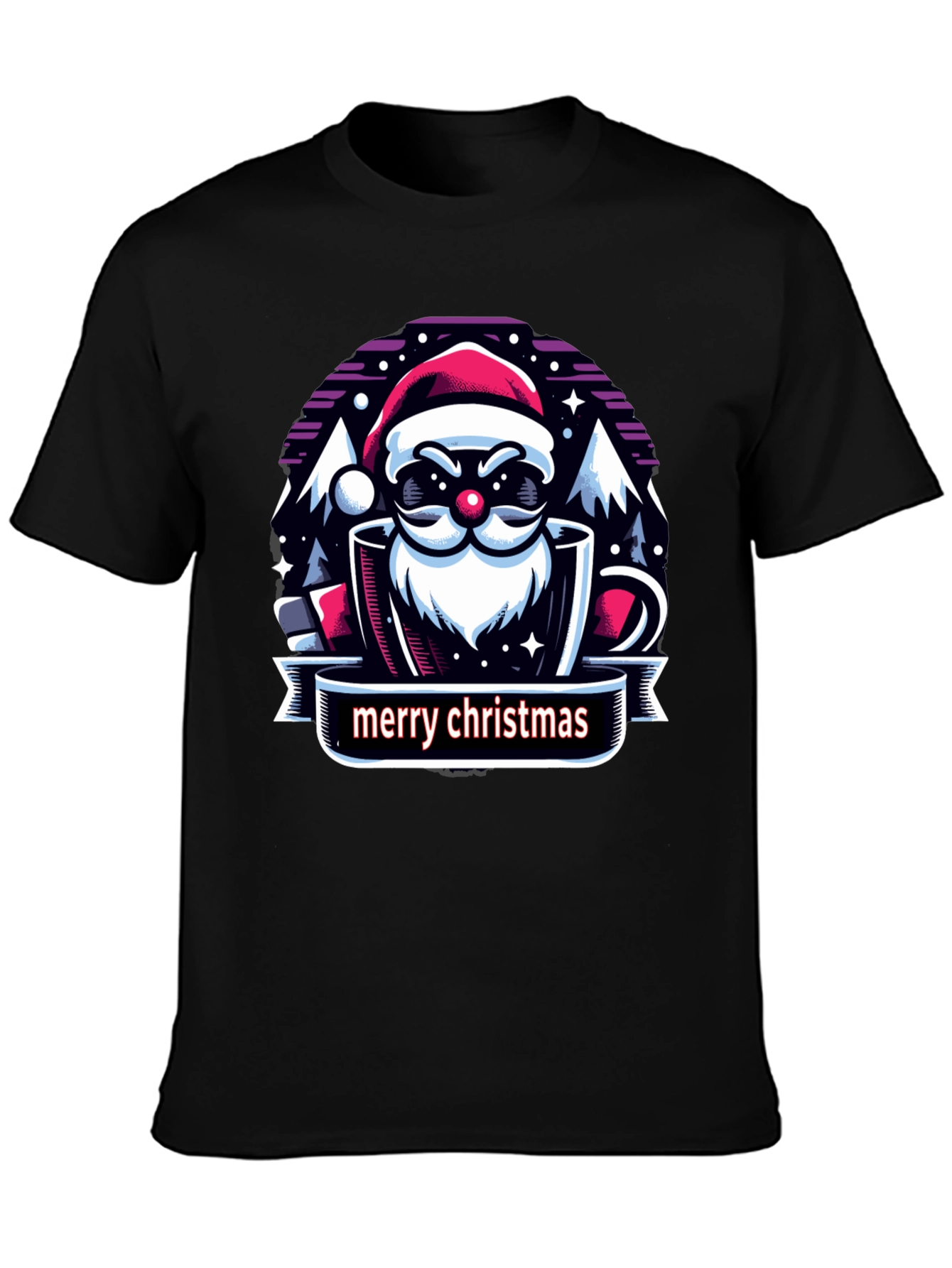 Merry Christmas Santa Graphic Tee