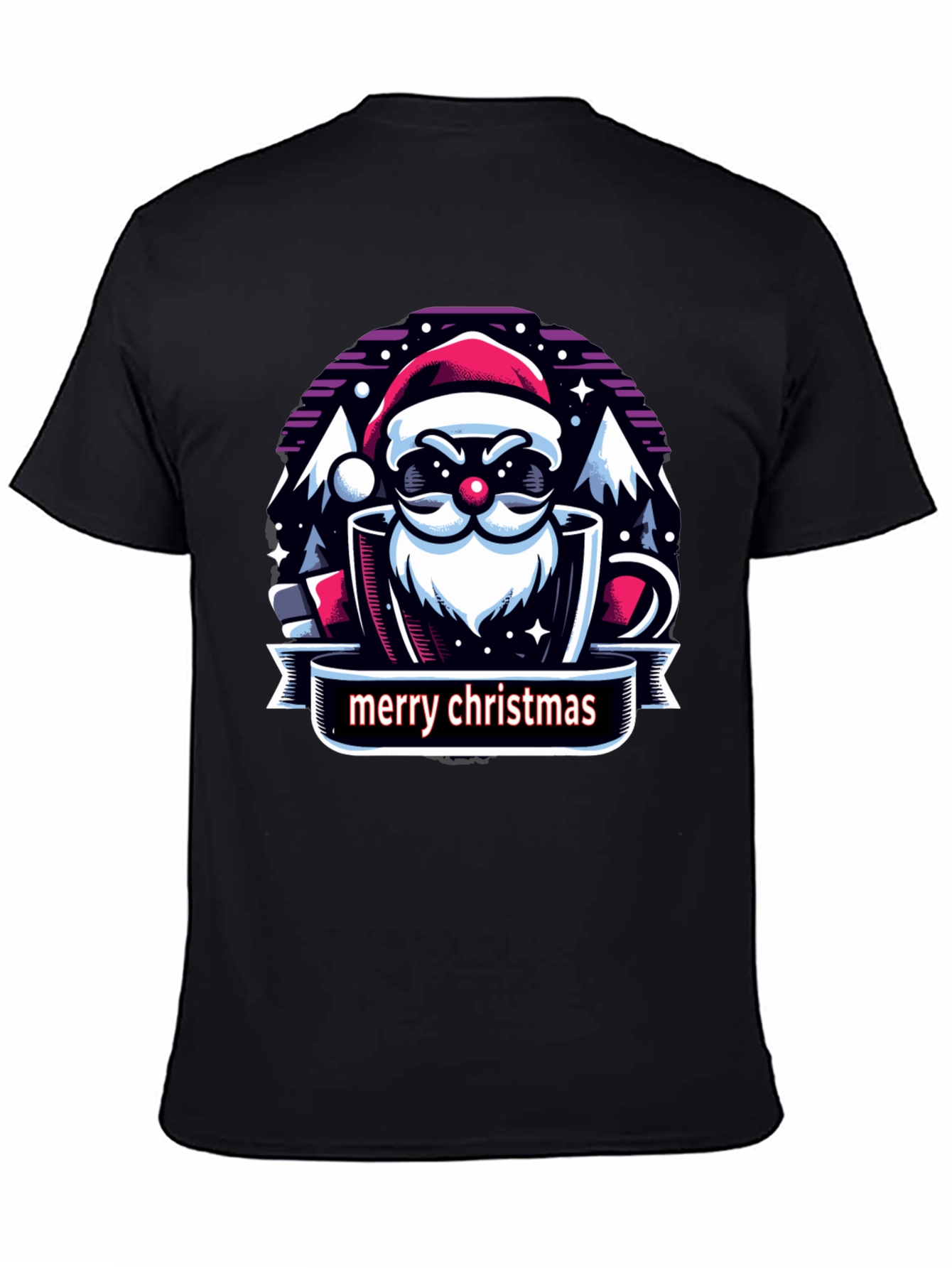 Merry Christmas Santa Graphic Tee