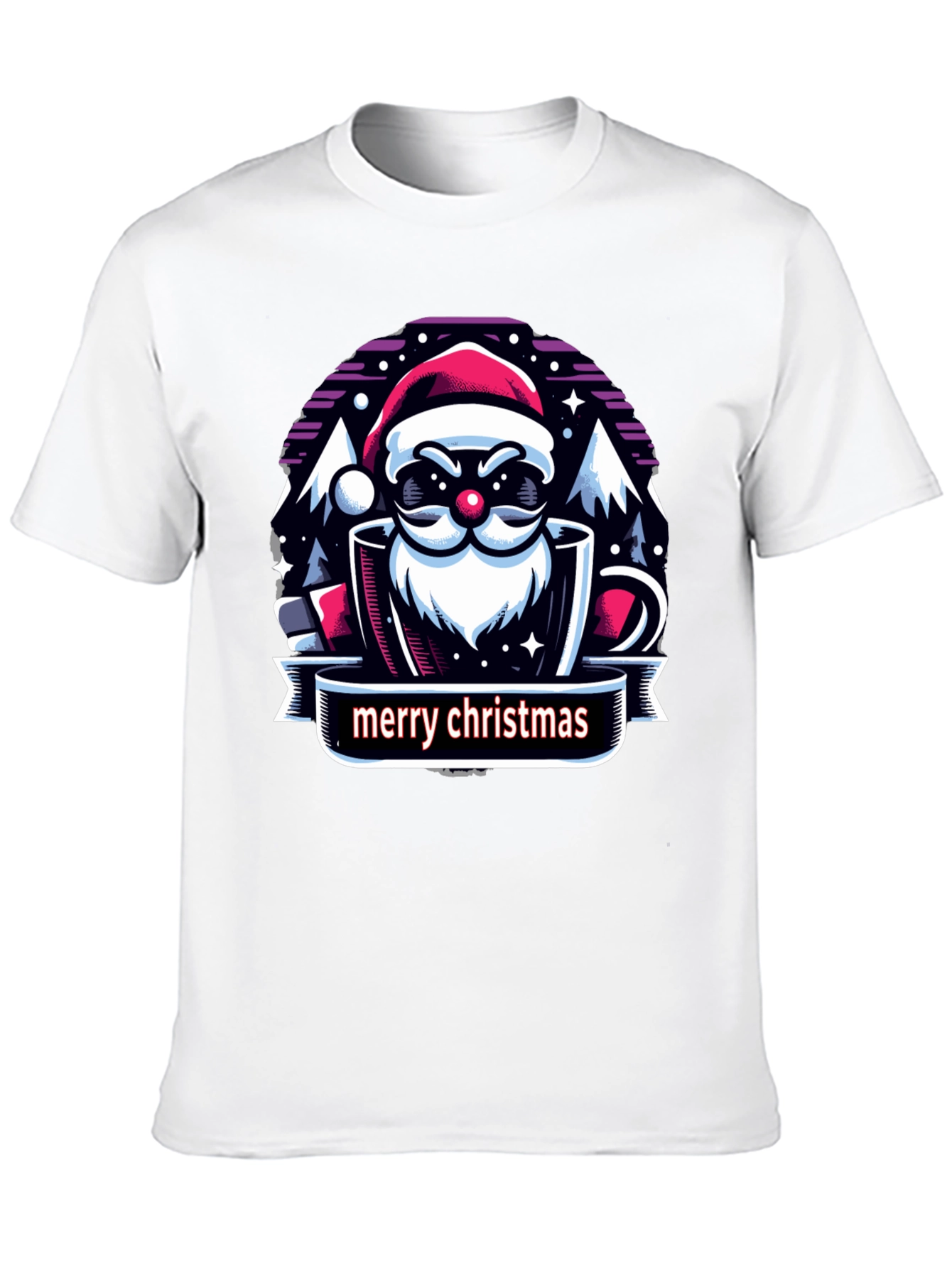 Merry Christmas Santa Graphic Tee