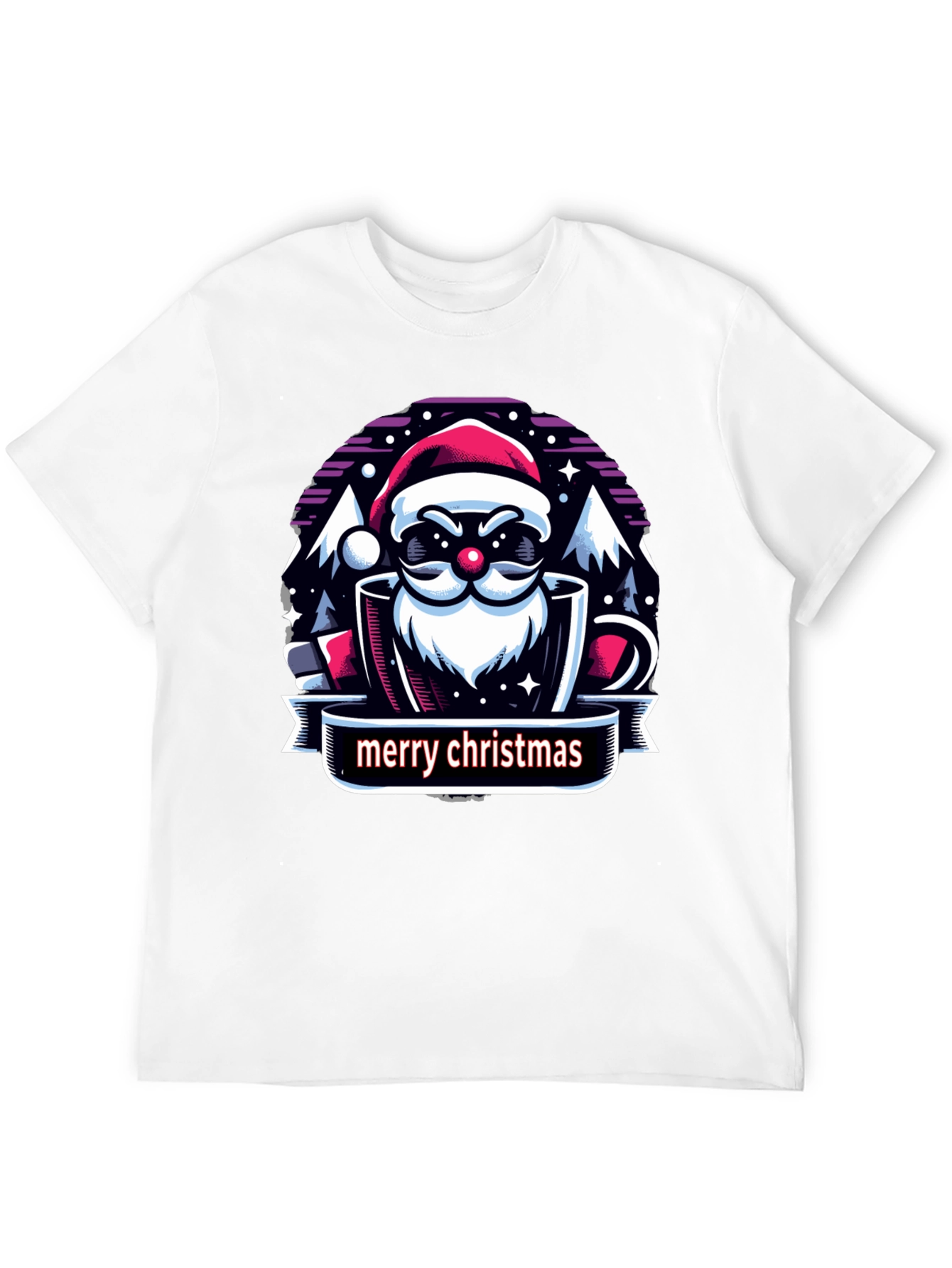 Merry Christmas Santa Graphic Tee