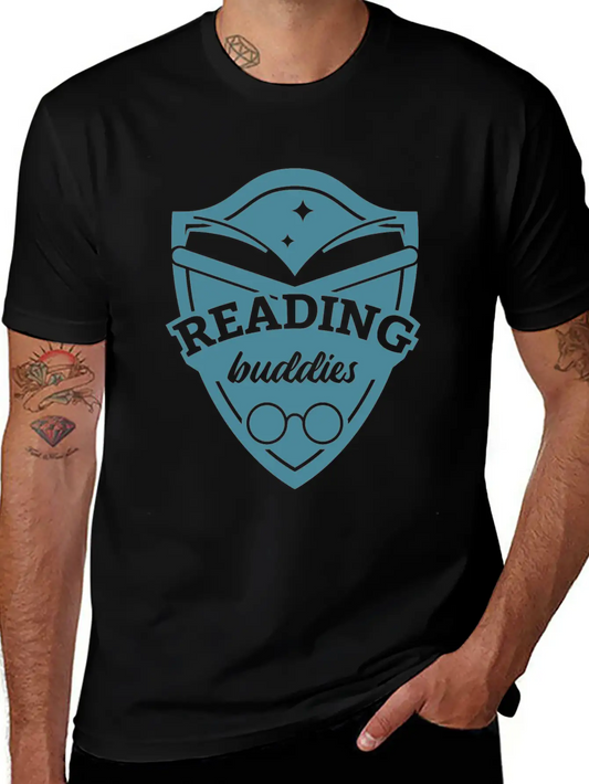 Reading Buddies Unisex Casual T-Shirt – Clean Design For Daily Comfort