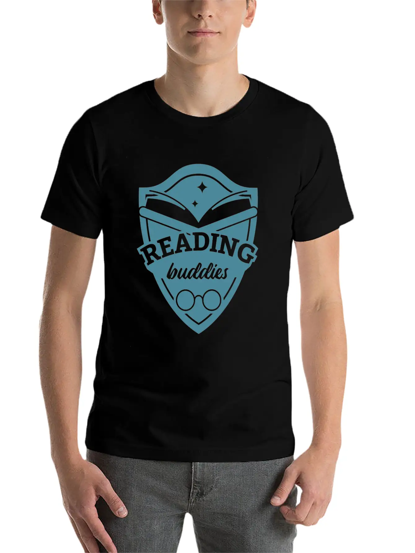Reading Buddies Unisex Casual T-Shirt – Clean Design For Daily Comfort