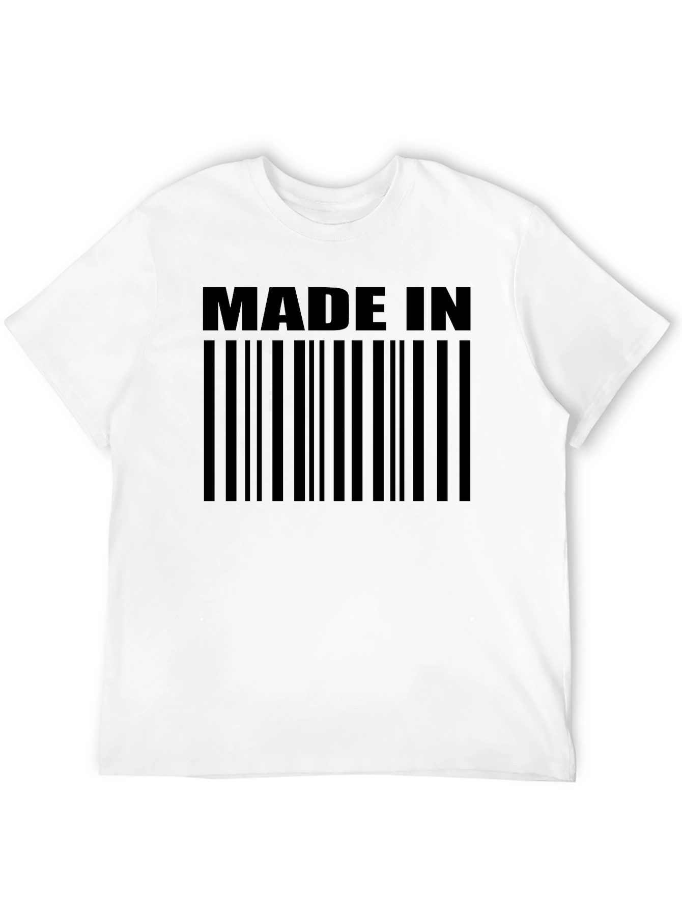 Made In Barcode Novelty T-Shirt