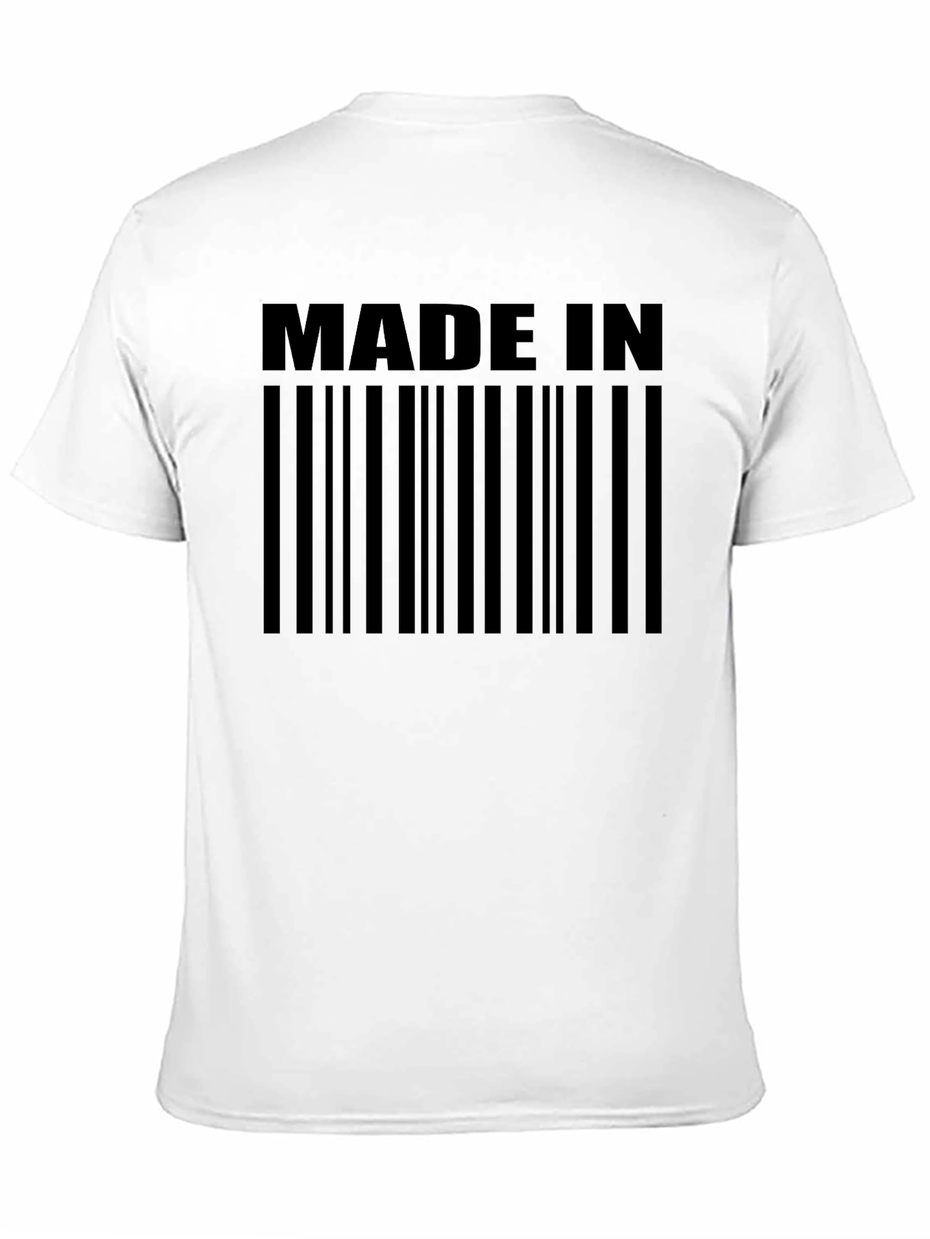 Made In Barcode Novelty T-Shirt