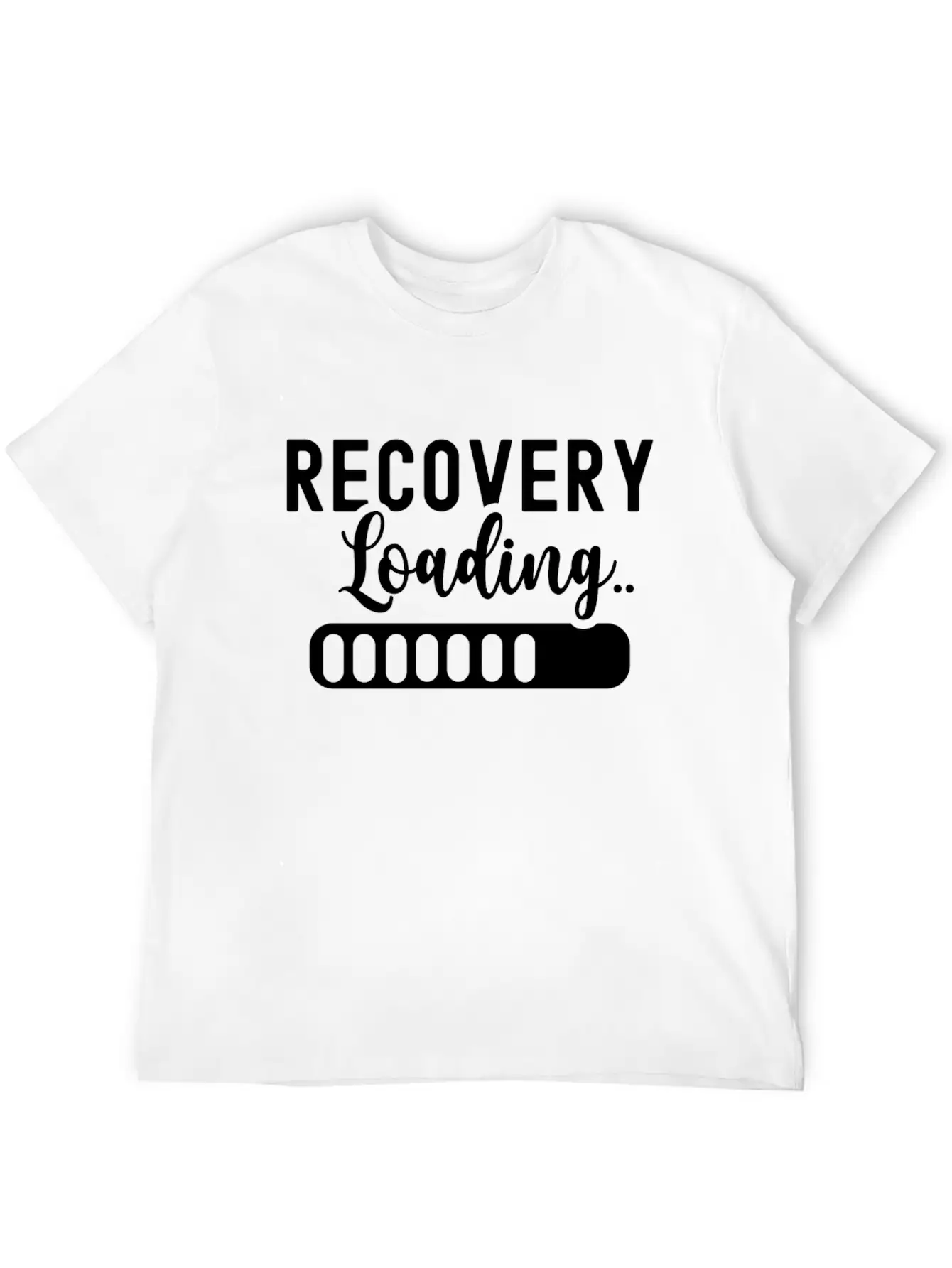 Recovery Loading Surgery Patient Recover Survivor Unisex Casual T-Shirt – Clean Design For Daily Comfort