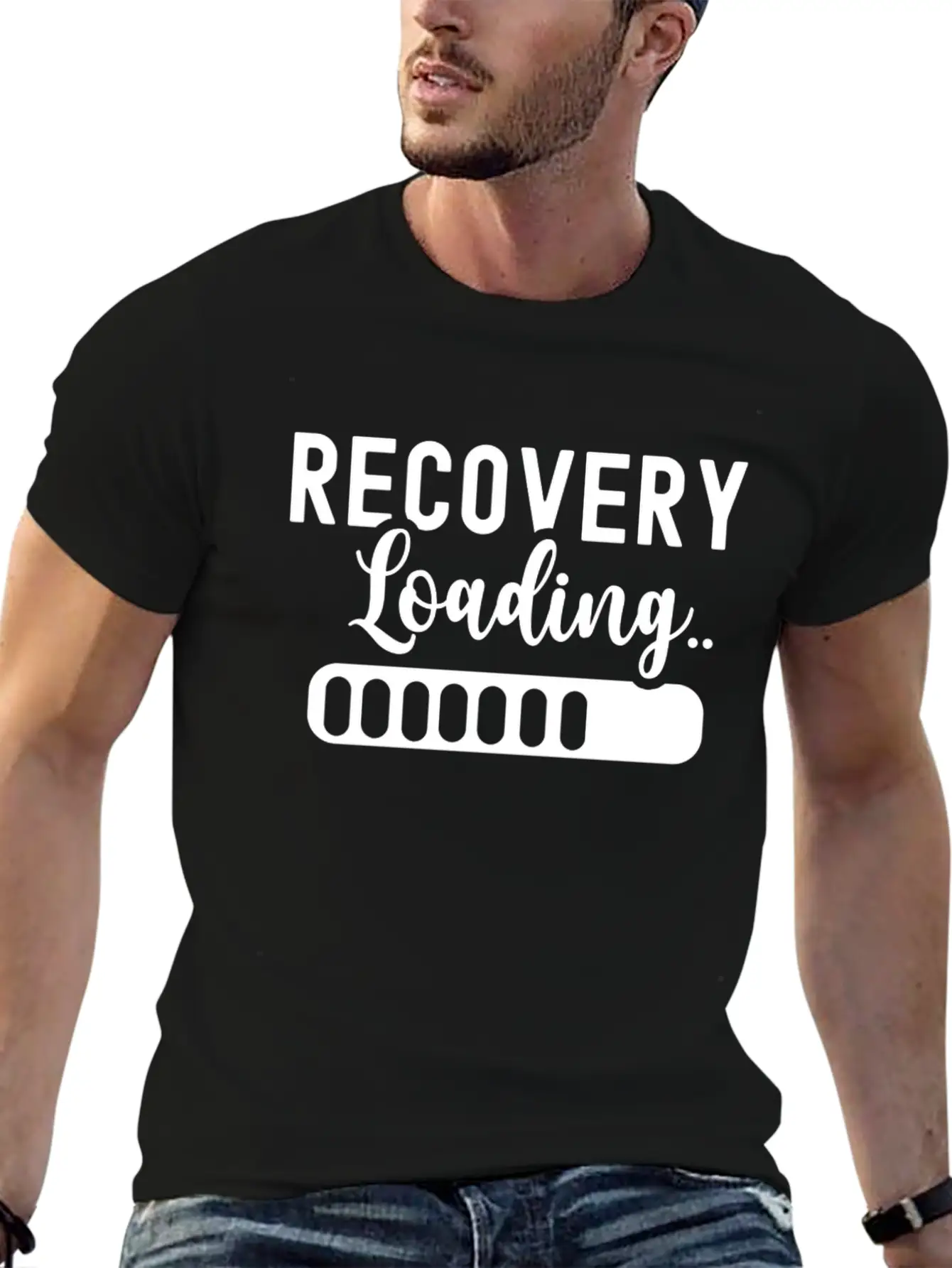 Recovery Loading Surgery Patient Recover Survivor Unisex Casual T-Shirt – Clean Design For Daily Comfort