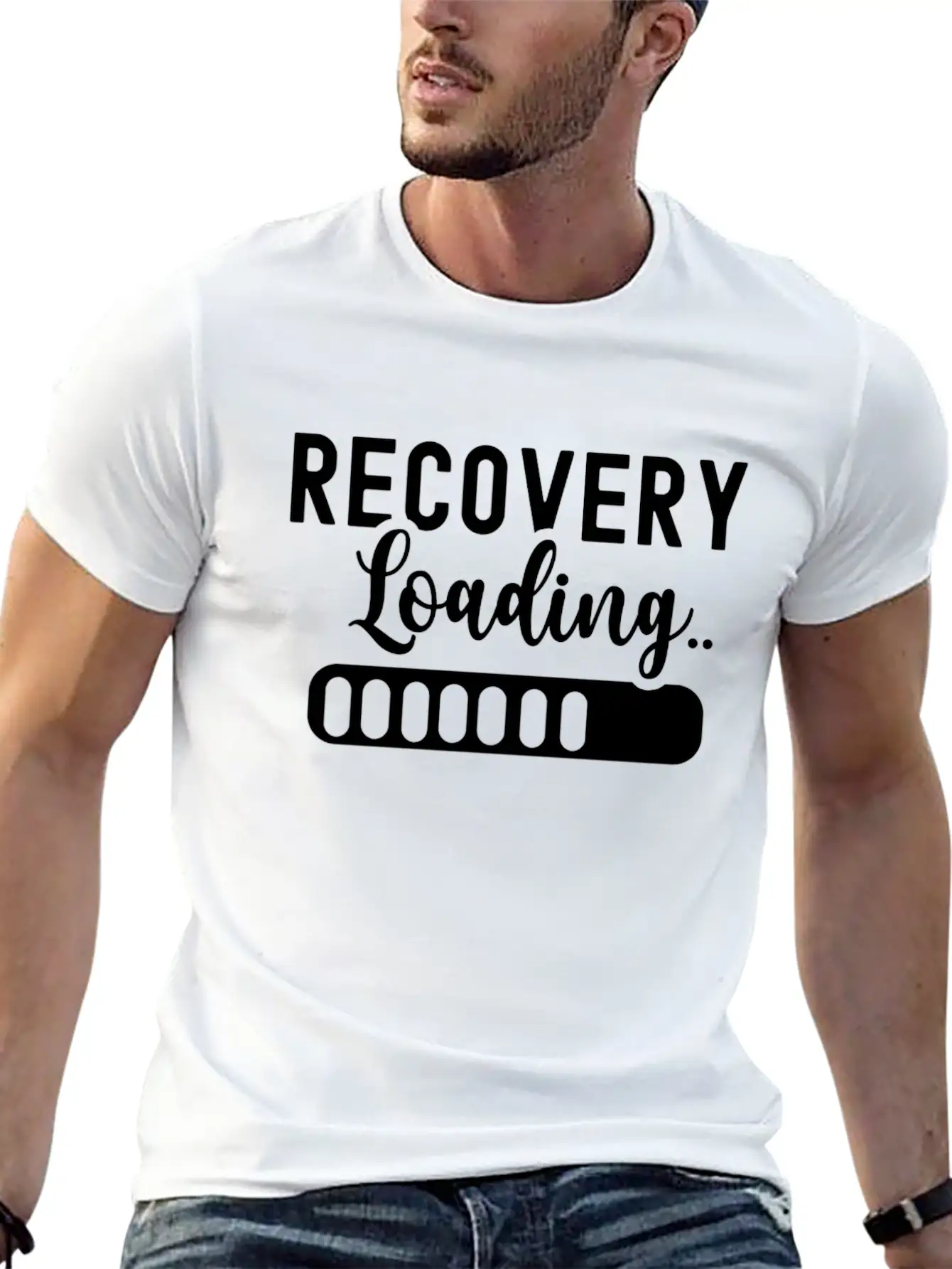 Recovery Loading Surgery Patient Recover Survivor Unisex Casual T-Shirt – Clean Design For Daily Comfort