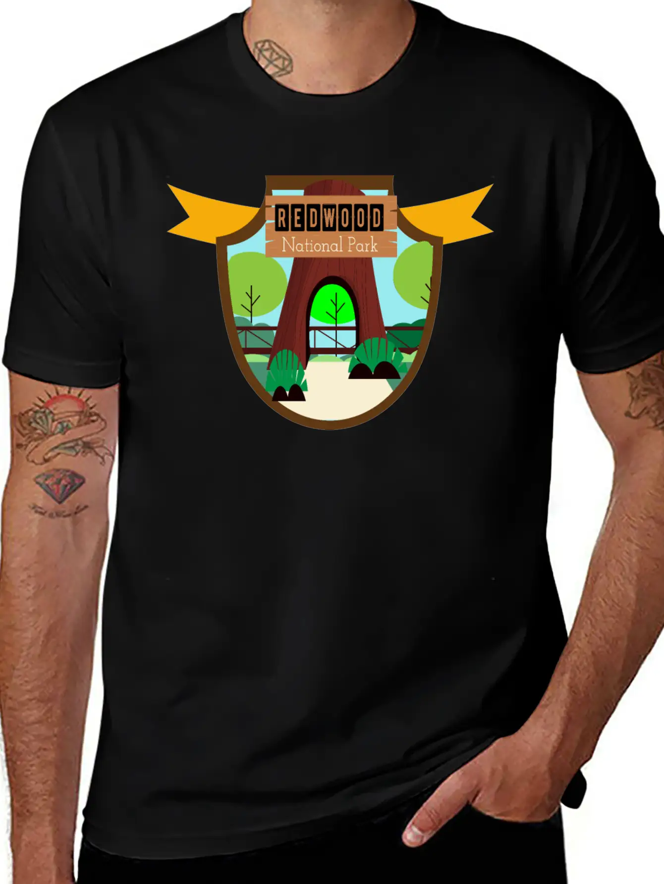 Redwood National Park California Unisex Casual T-Shirt – Clean Design For Daily Comfort
