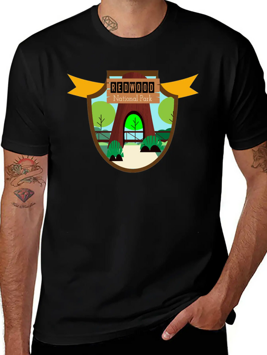 Redwood National Park California Unisex Casual T-Shirt – Clean Design For Daily Comfort