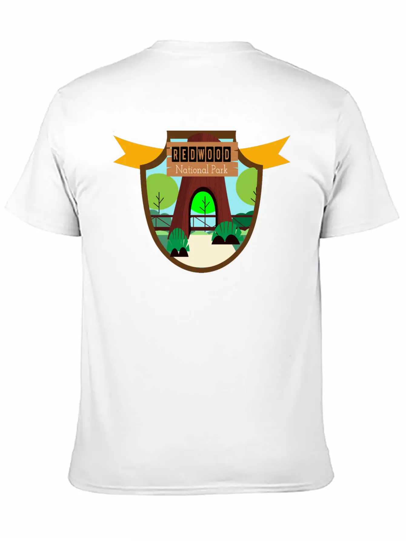Redwood National Park California Unisex Casual T-Shirt – Clean Design For Daily Comfort