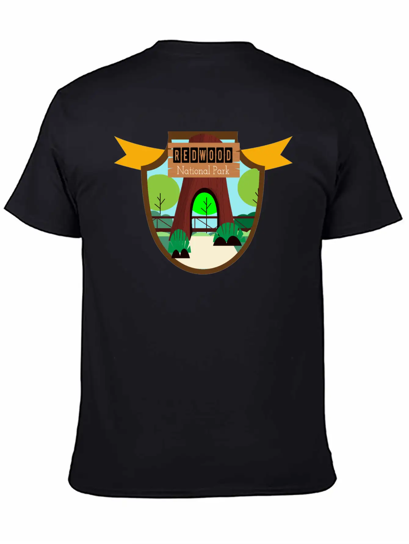 Redwood National Park California Unisex Casual T-Shirt – Clean Design For Daily Comfort