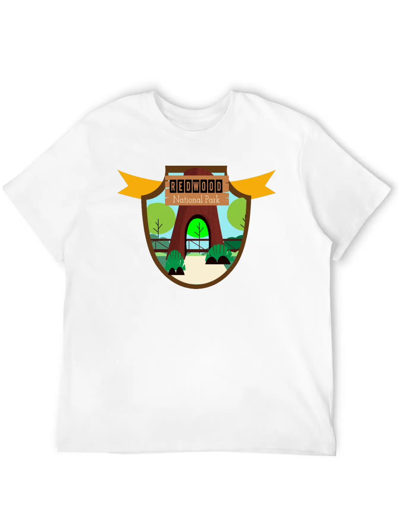 Redwood National Park California Unisex Casual T-Shirt – Clean Design For Daily Comfort