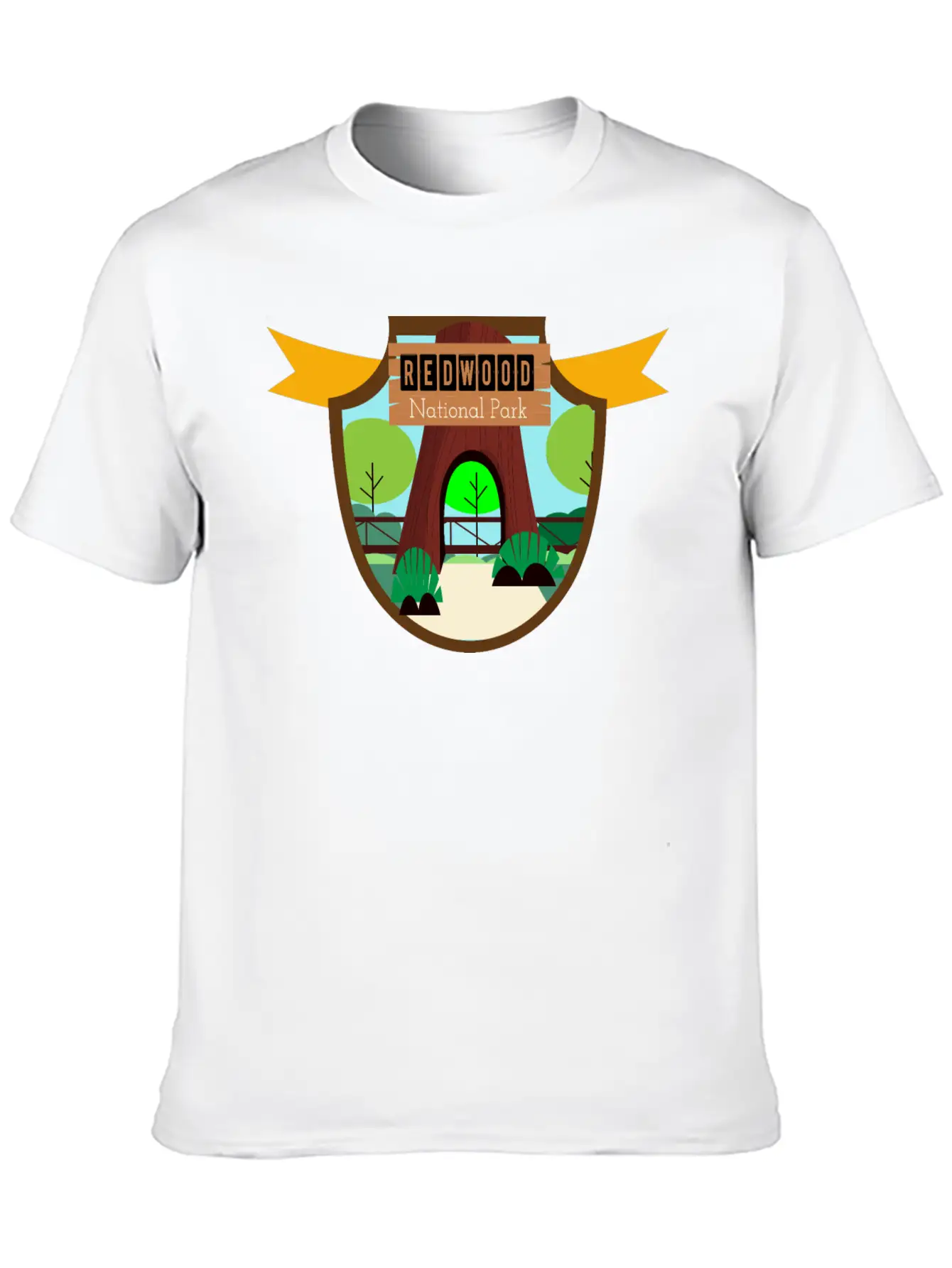 Redwood National Park California Unisex Casual T-Shirt – Clean Design For Daily Comfort