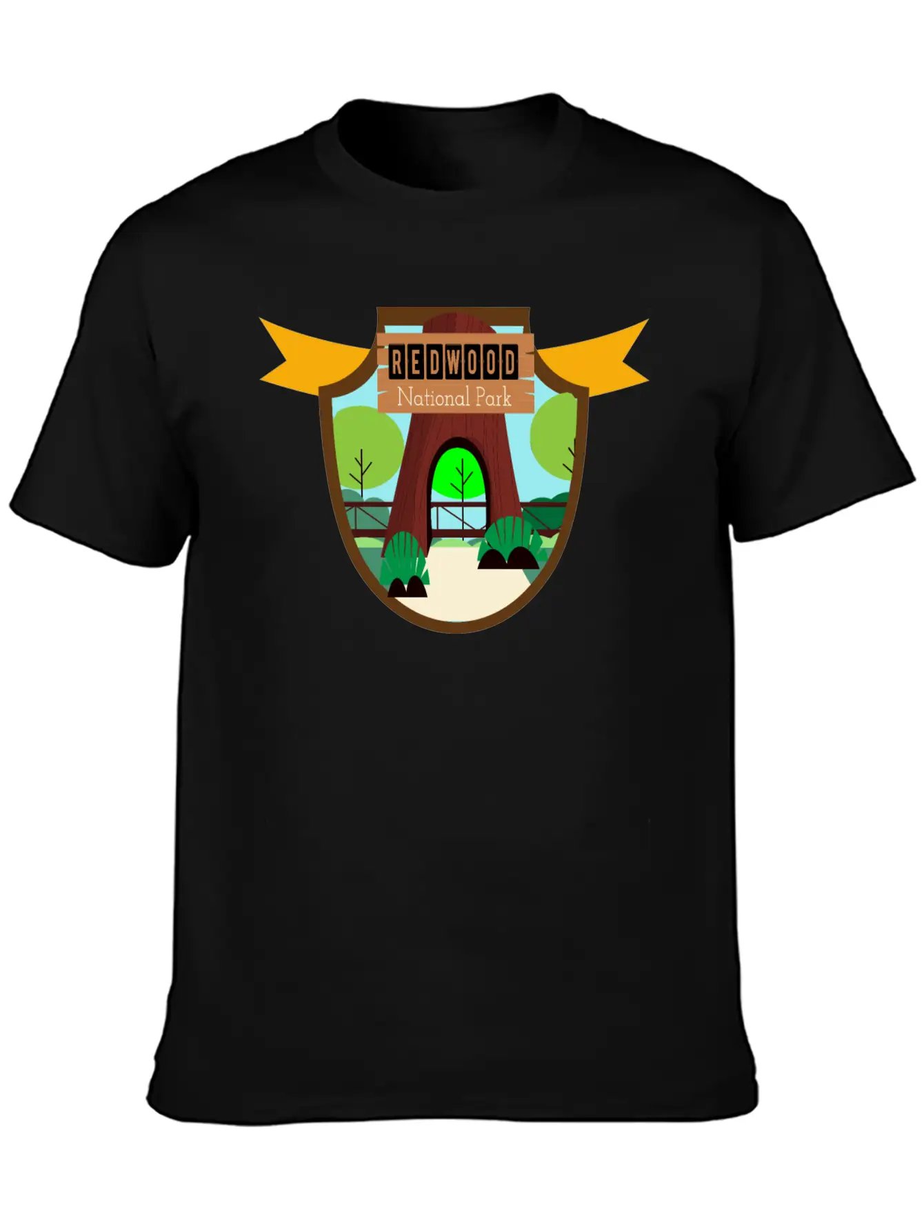 Redwood National Park California Unisex Casual T-Shirt – Clean Design For Daily Comfort