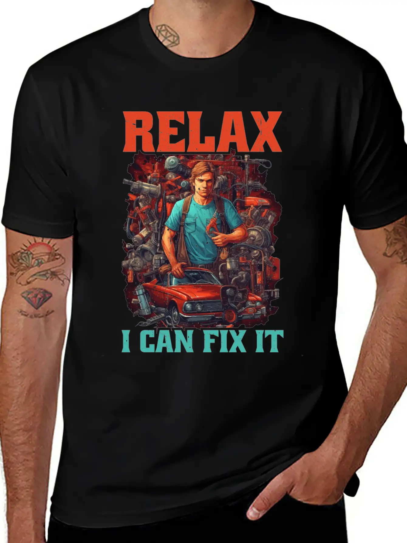 Relax I Can Fix It 18 Unisex Casual T-Shirt – Clean Design For Daily Comfort