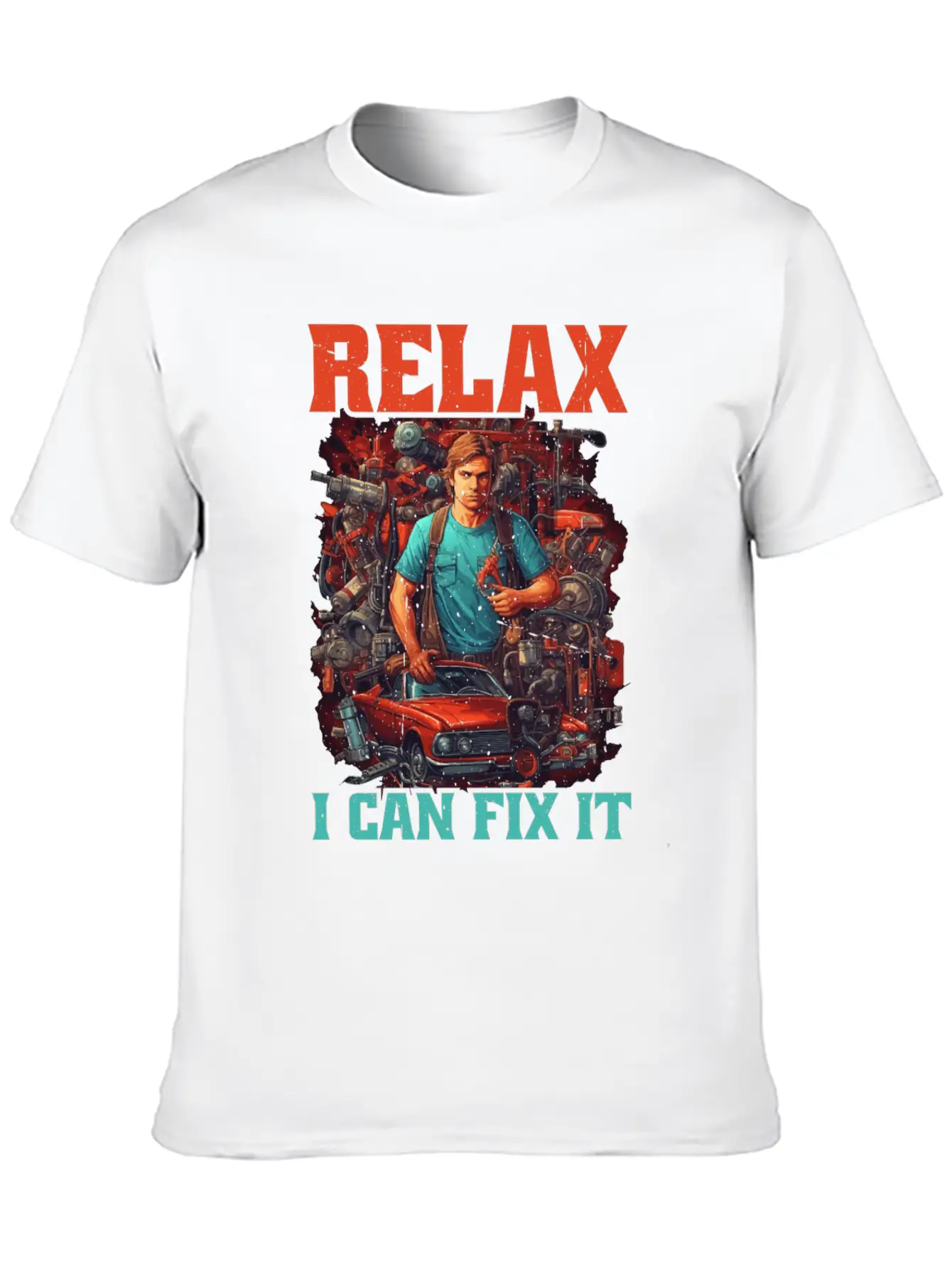 Relax I Can Fix It 18 Unisex Casual T-Shirt – Clean Design For Daily Comfort