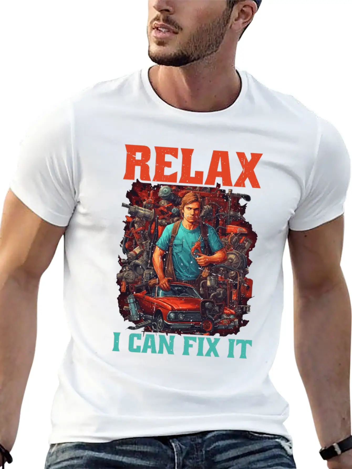 Relax I Can Fix It 18 Unisex Casual T-Shirt – Clean Design For Daily Comfort
