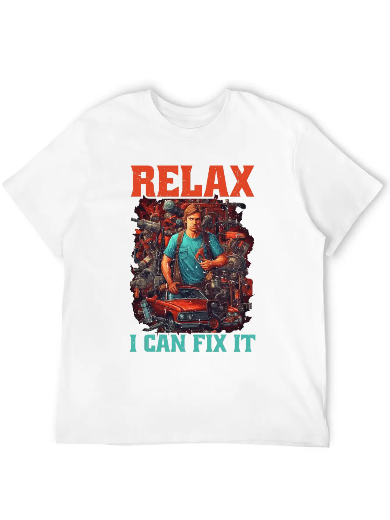 Relax I Can Fix It 18 Unisex Casual T-Shirt – Clean Design For Daily Comfort