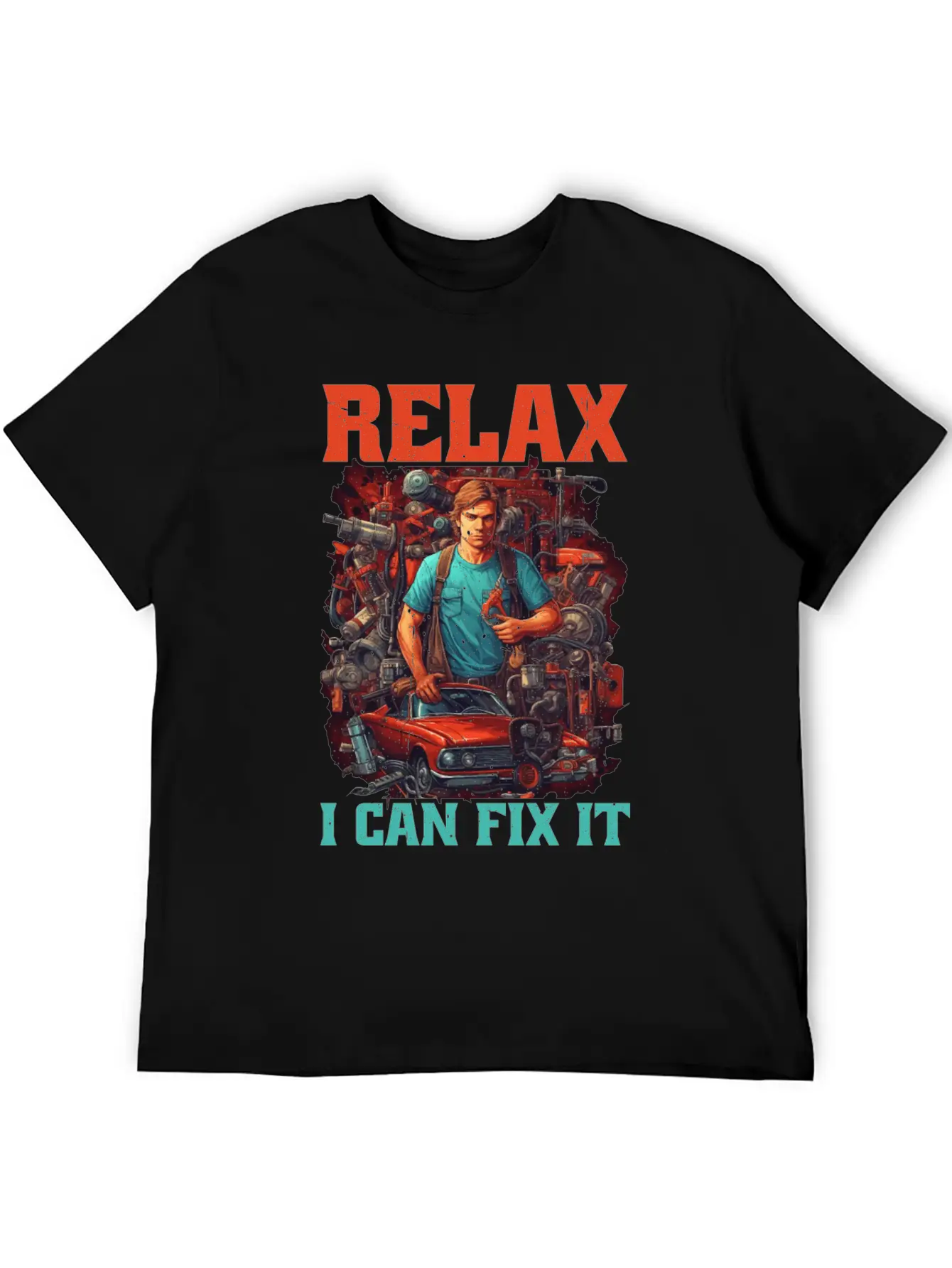 Relax I Can Fix It 18 Unisex Casual T-Shirt – Clean Design For Daily Comfort