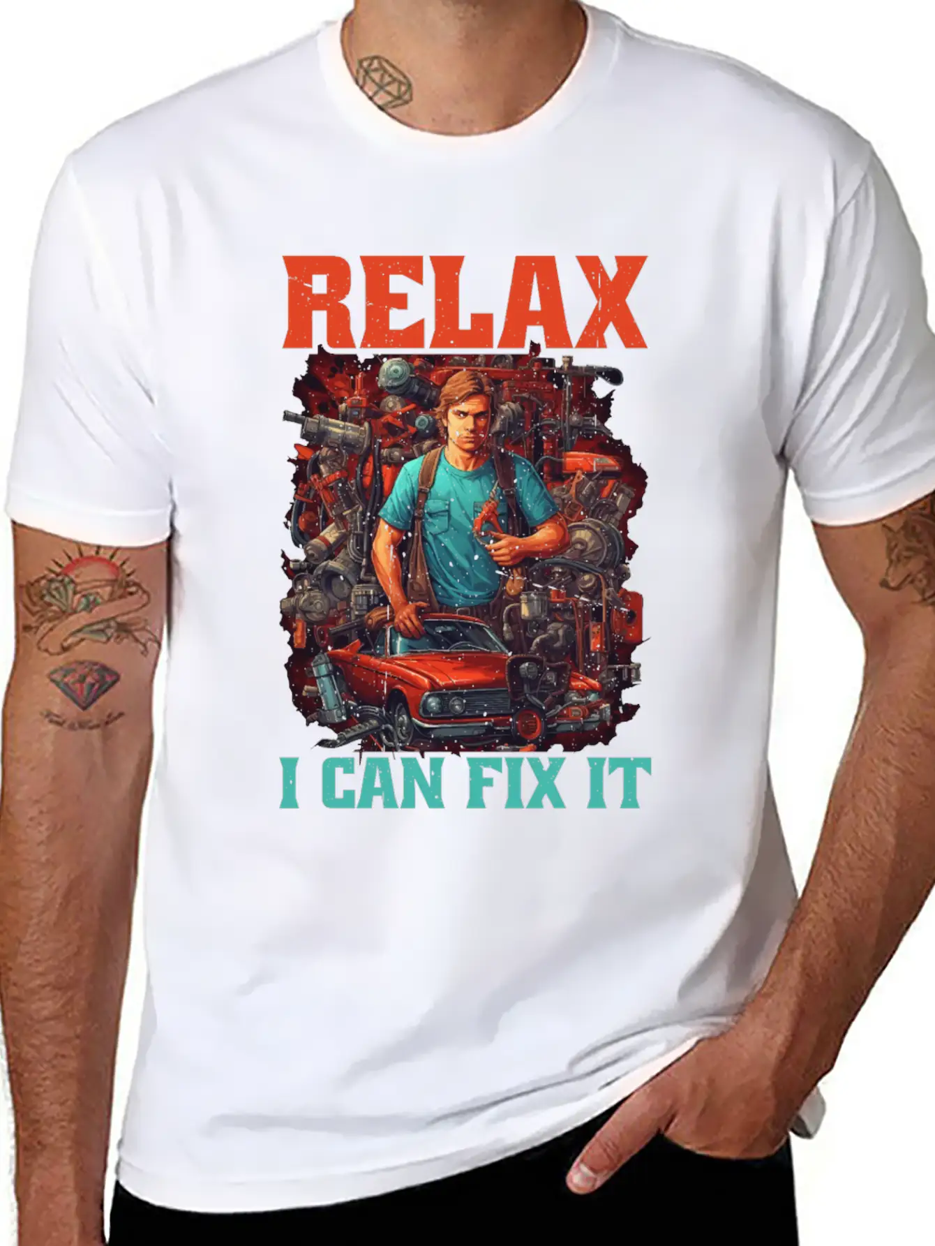 Relax I Can Fix It 18 Unisex Casual T-Shirt – Clean Design For Daily Comfort