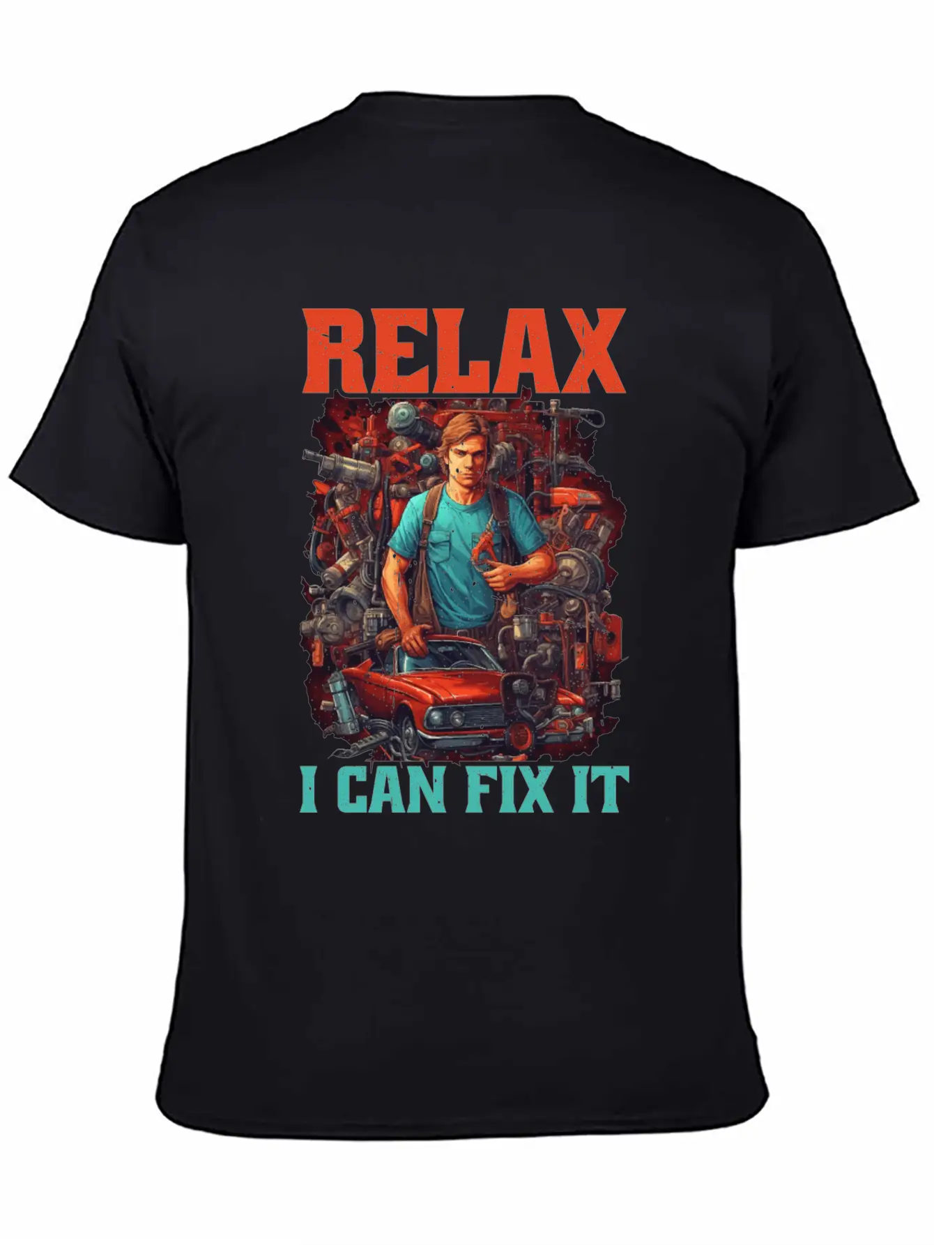 Relax I Can Fix It 18 Unisex Casual T-Shirt – Clean Design For Daily Comfort
