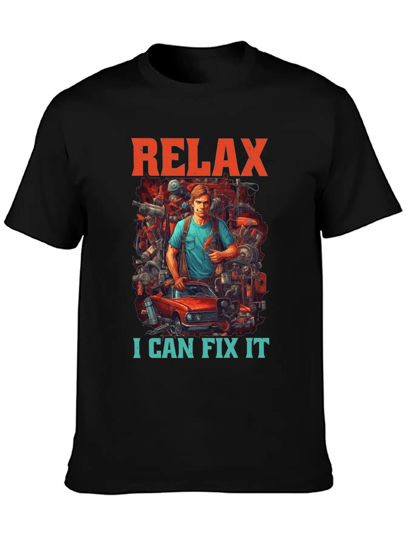 Relax I Can Fix It 18 Unisex Casual T-Shirt – Clean Design For Daily Comfort