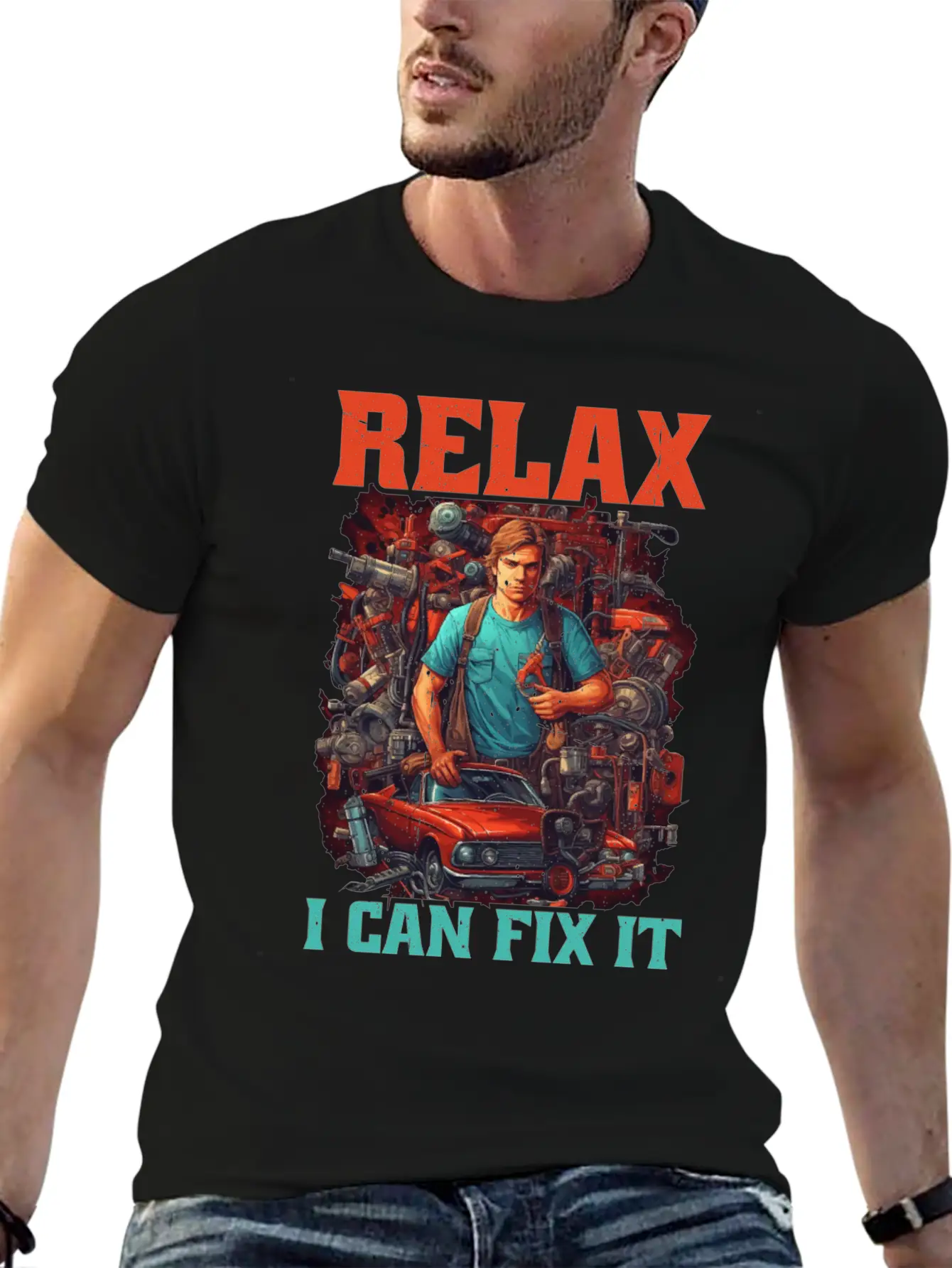 Relax I Can Fix It 18 Unisex Casual T-Shirt – Clean Design For Daily Comfort