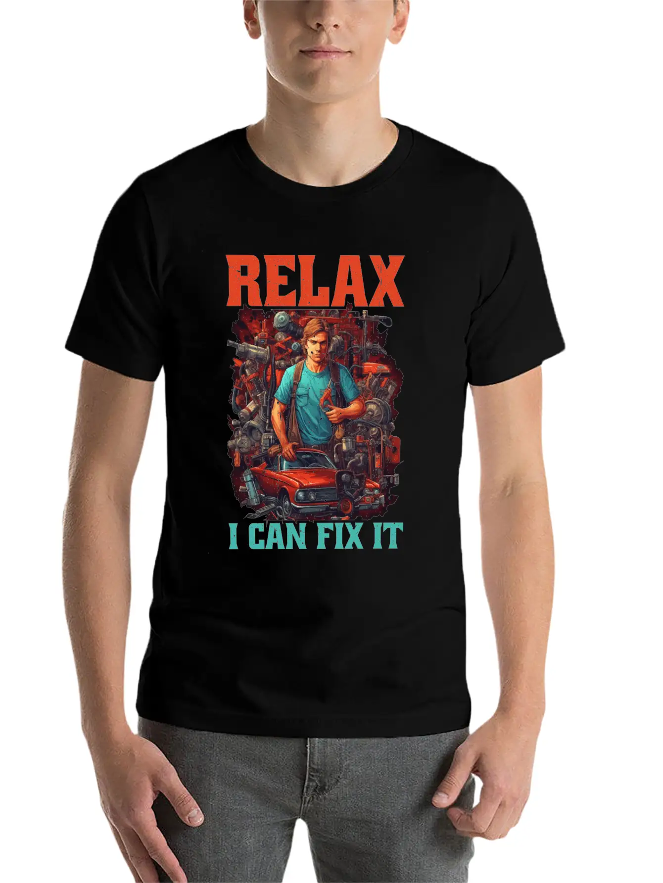 Relax I Can Fix It 18 Unisex Casual T-Shirt – Clean Design For Daily Comfort