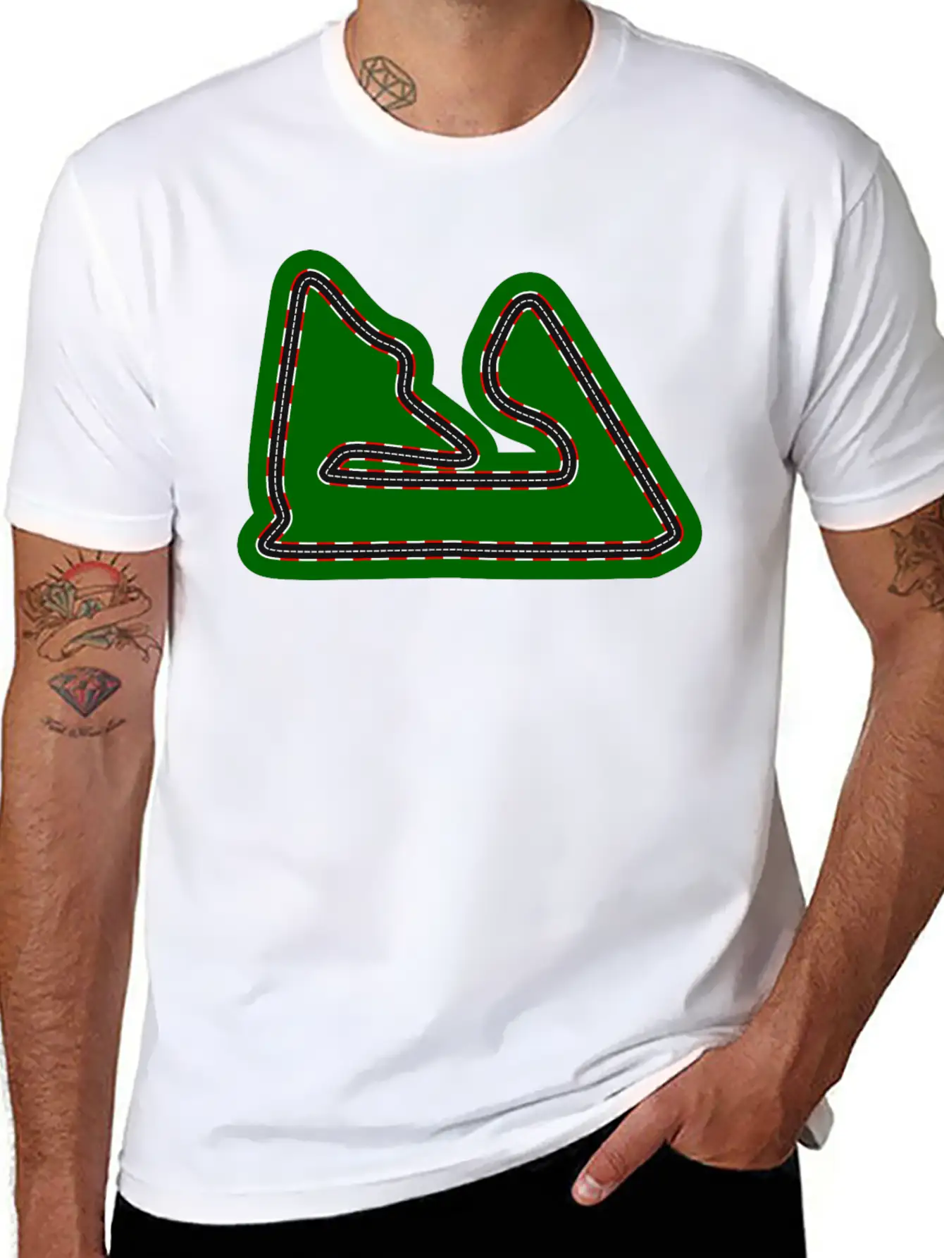 Remix Of F1 Circuits 20142018 Bahrain Unisex Casual T-Shirt – Clean Design For Daily Comfort