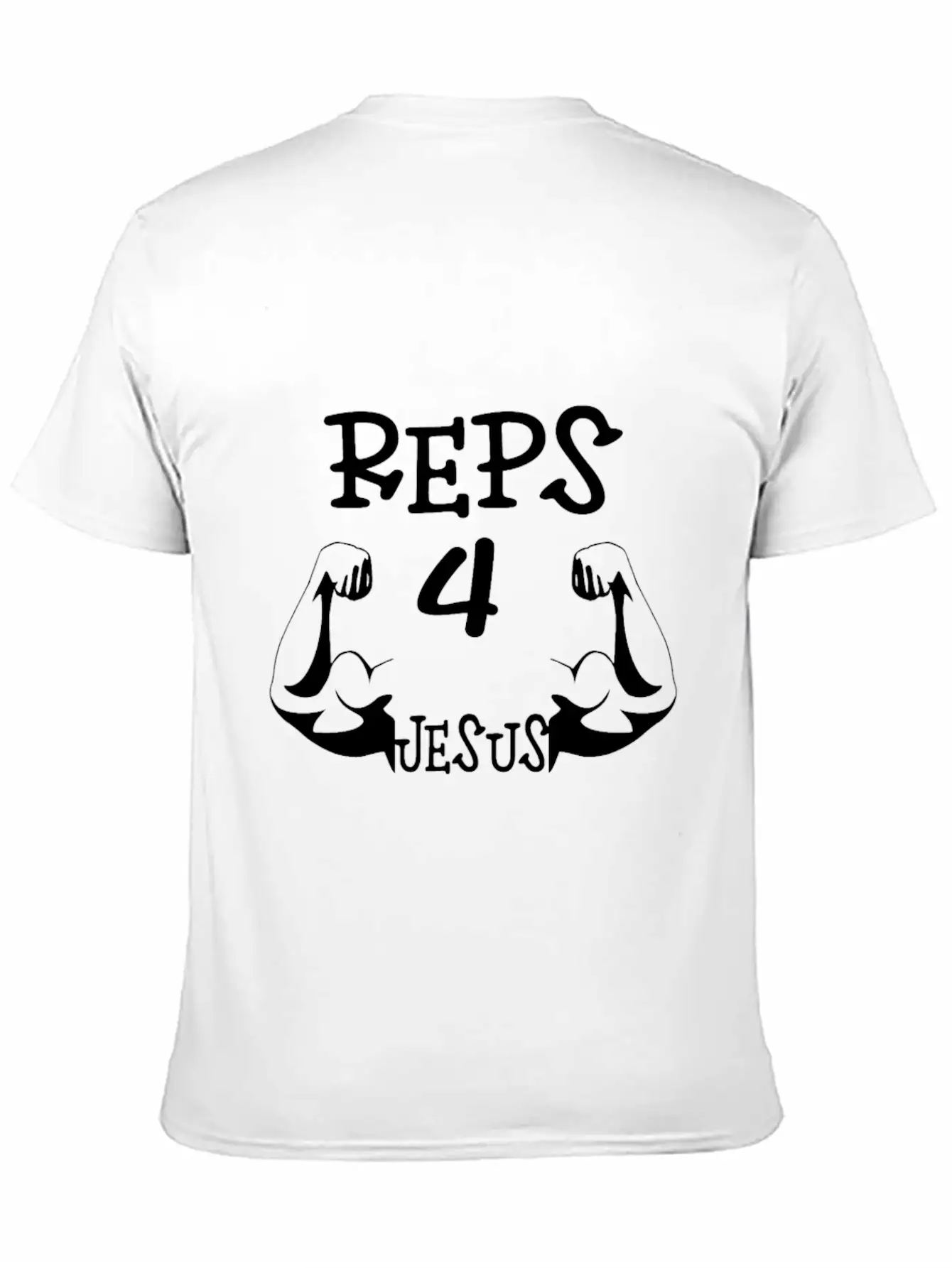 REPS 4 JESUS : Funny Jesus Unisex Casual T-Shirt – Clean Design For Daily Comfort