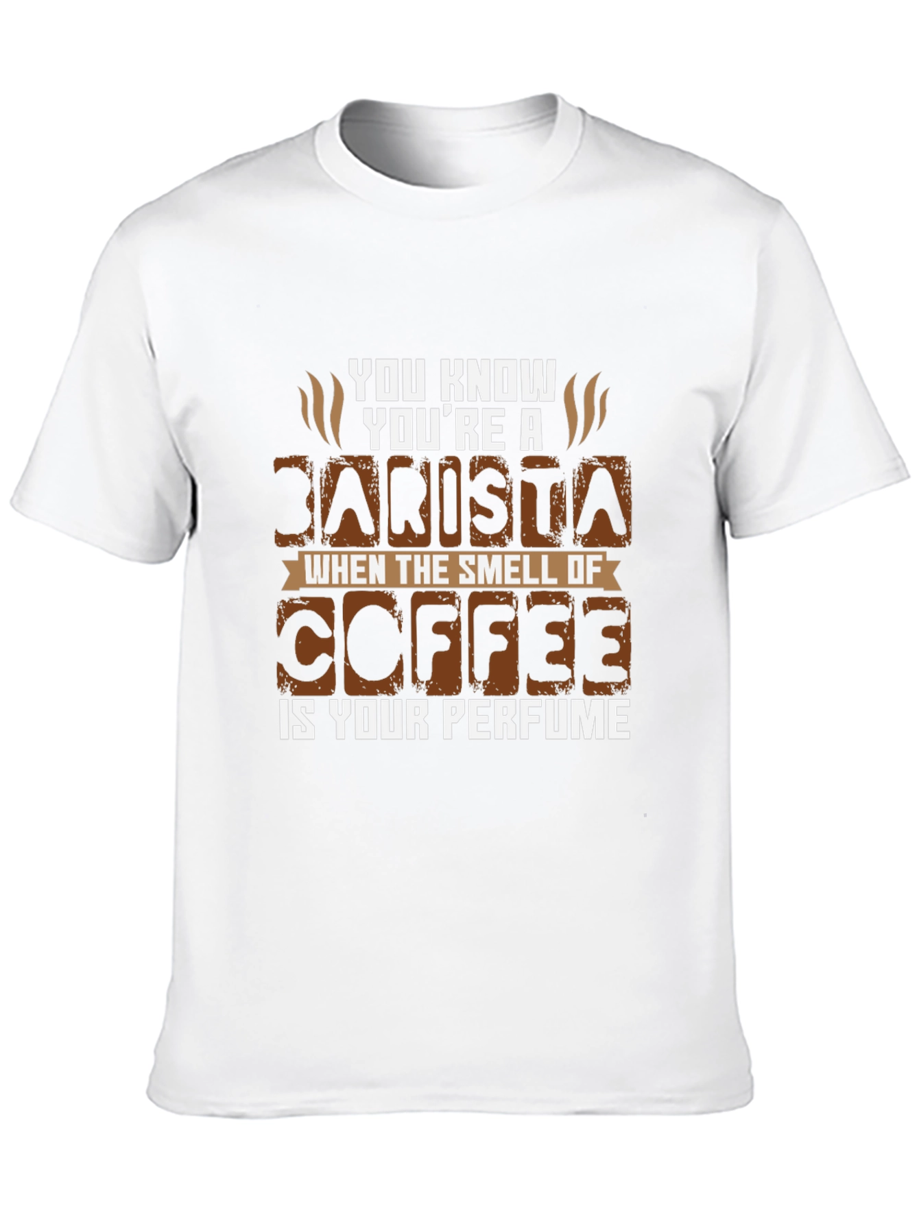 Barista Coffee Perfume Graphic T-Shirt