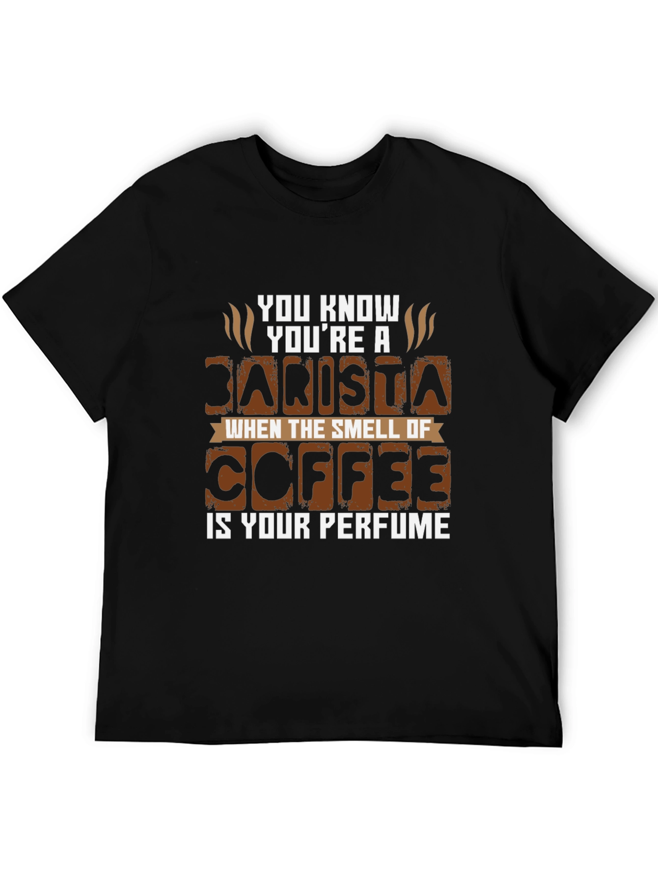 Barista Coffee Perfume Graphic T-Shirt