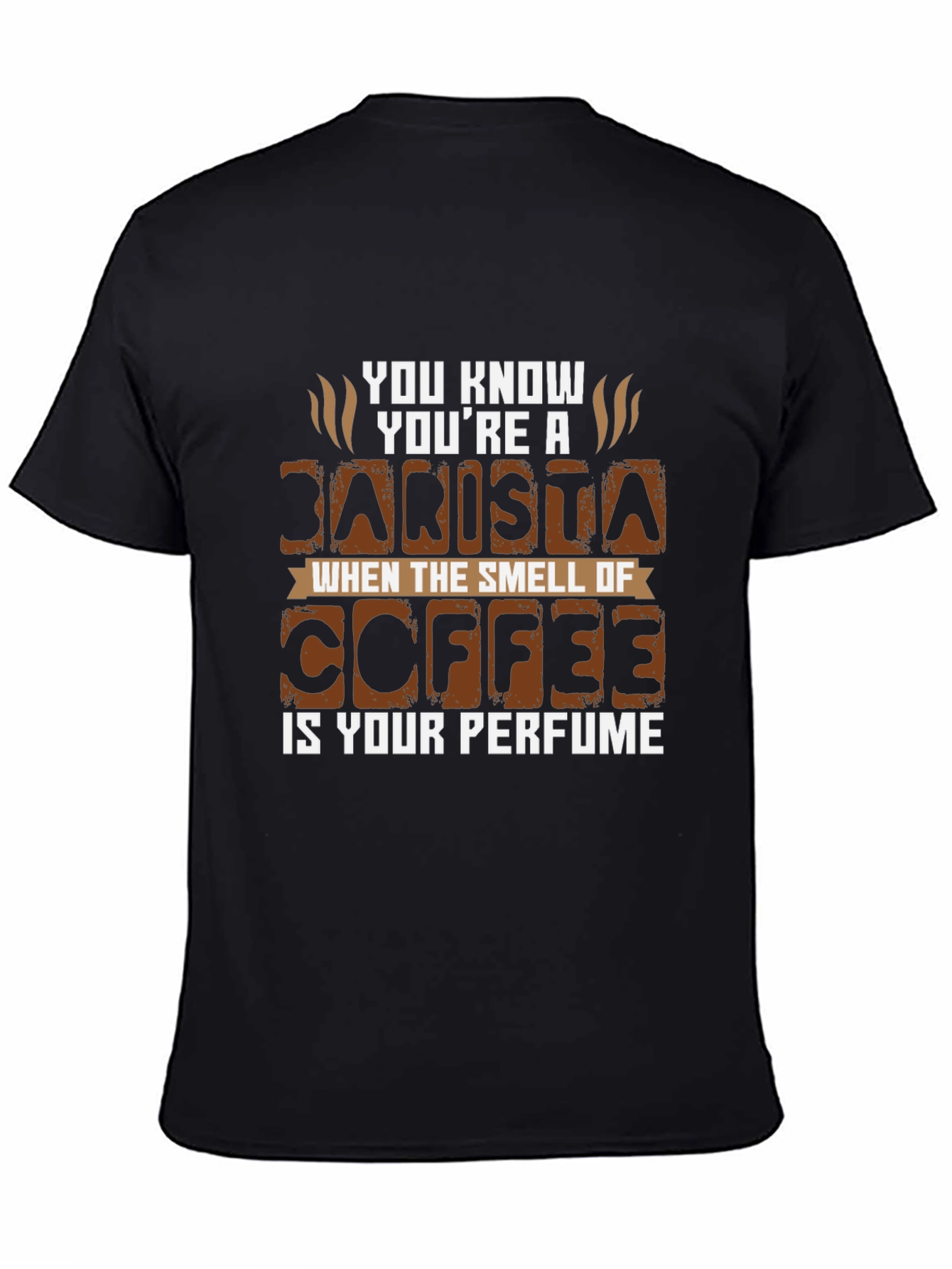 Barista Coffee Perfume Graphic T-Shirt