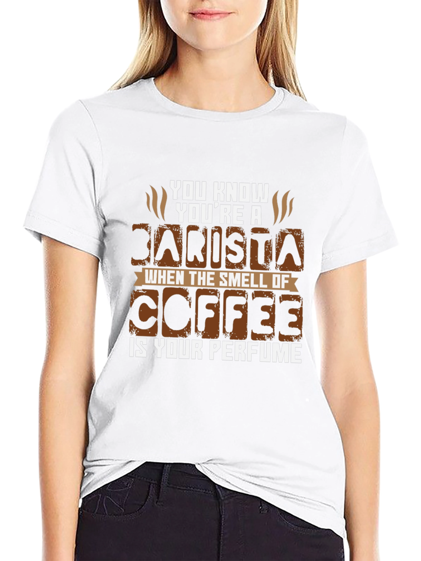 Barista Coffee Perfume Graphic T-Shirt