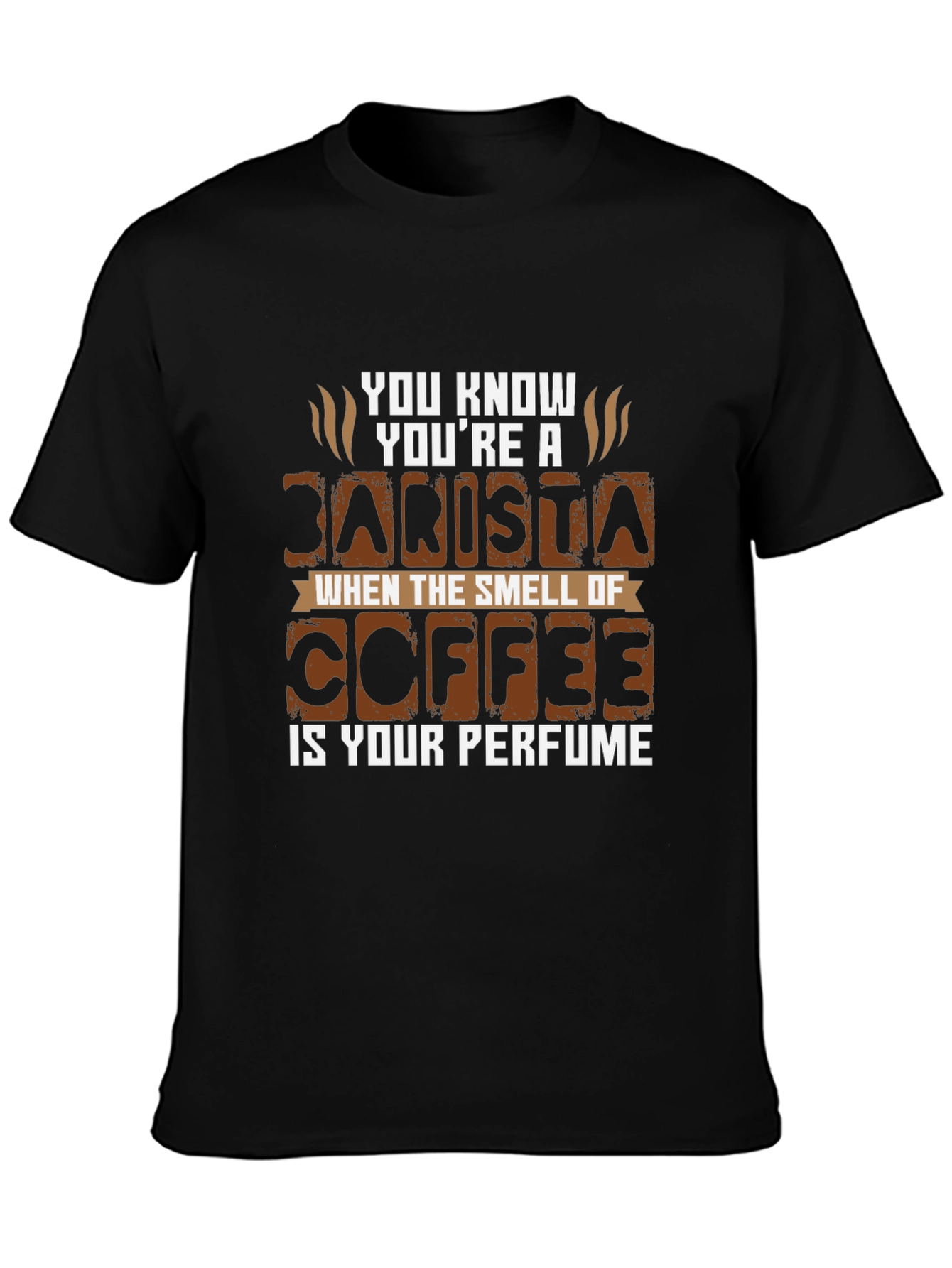 Barista Coffee Perfume Graphic T-Shirt