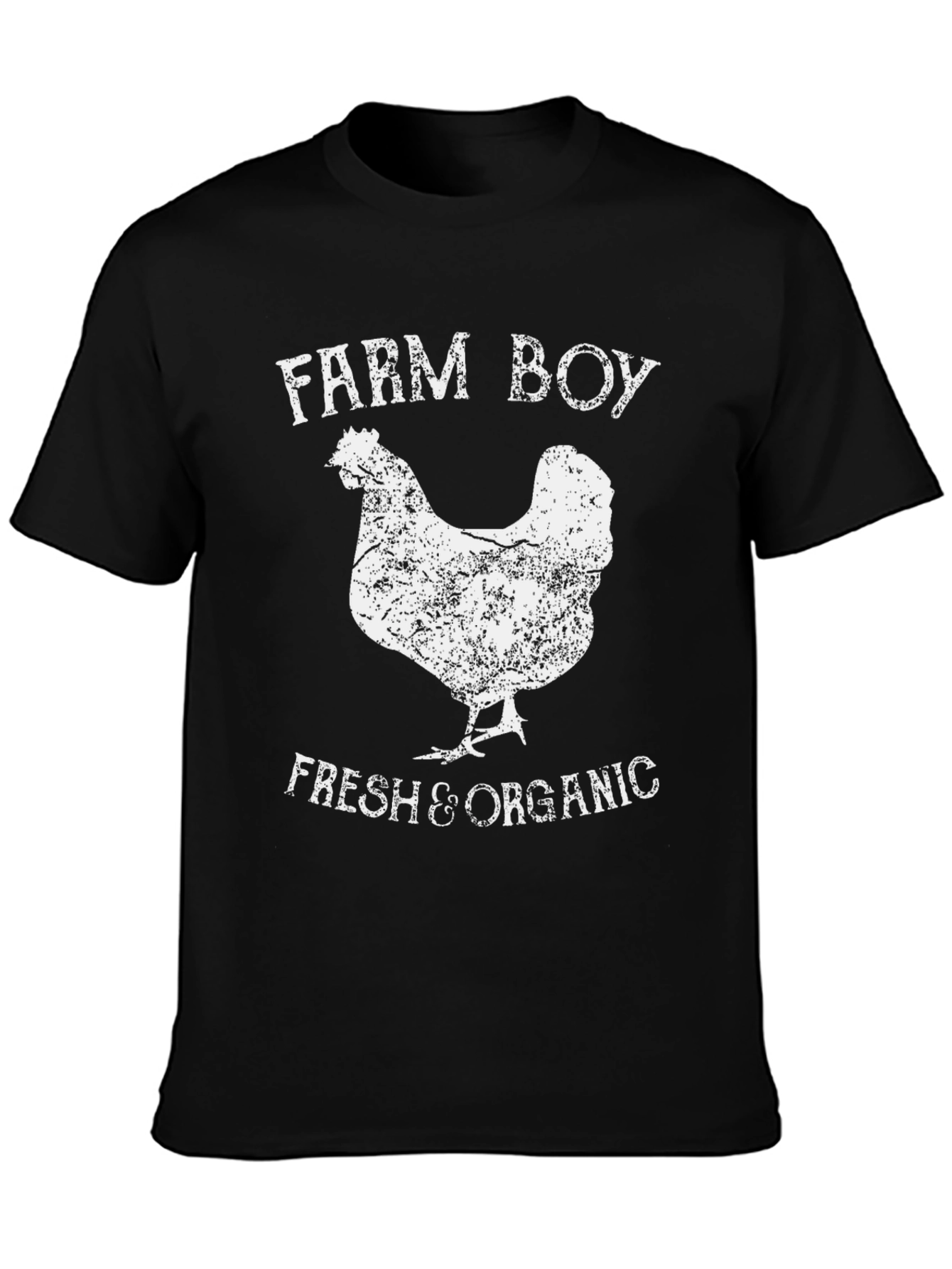 Farm Boy Fresh & Organic Chicken Graphic T-Shirt