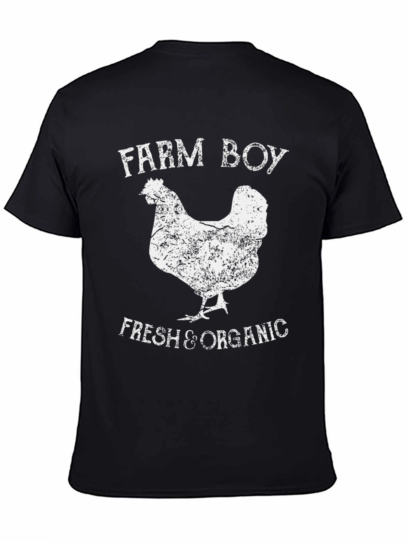 Farm Boy Fresh & Organic Chicken Graphic T-Shirt