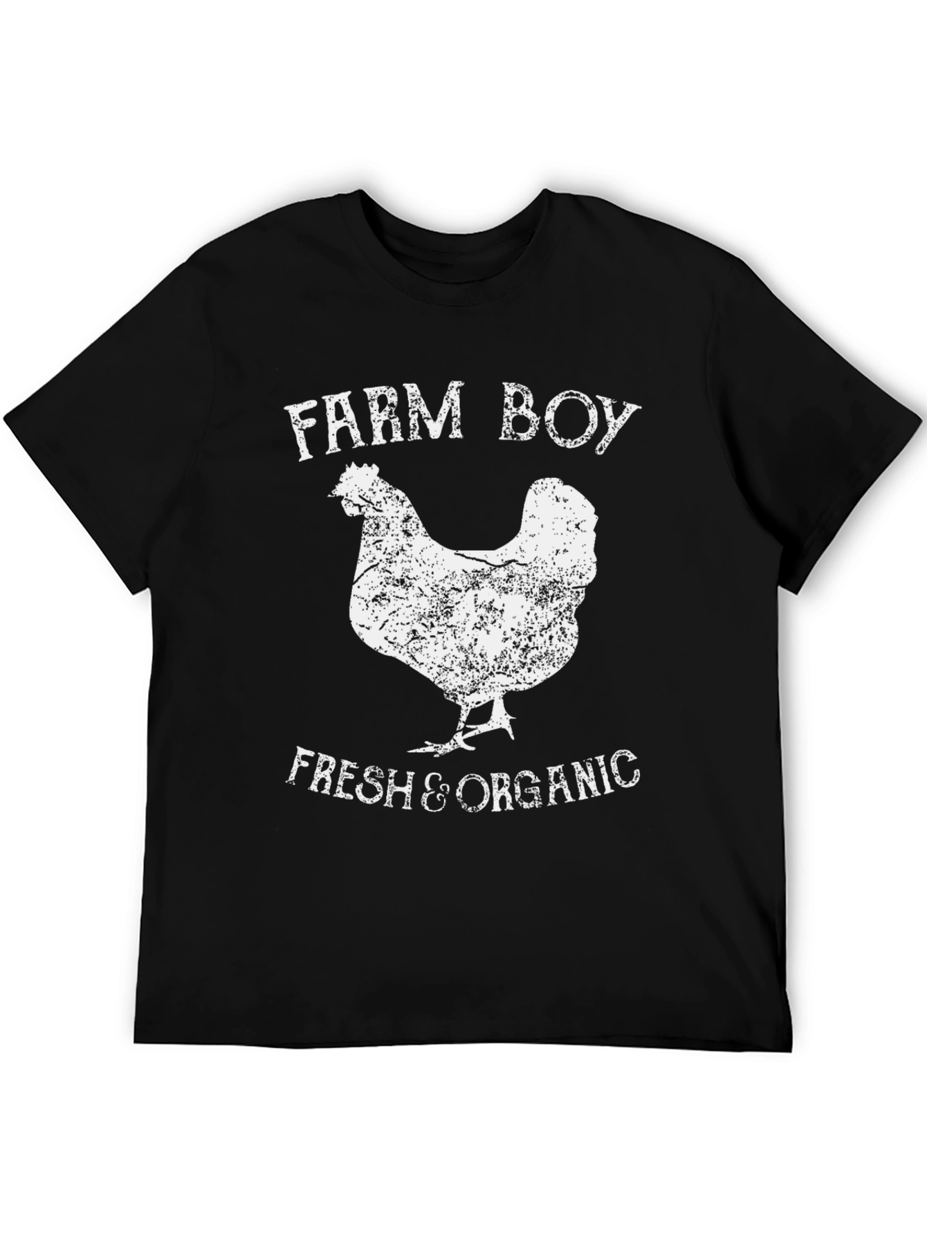 Farm Boy Fresh & Organic Chicken Graphic T-Shirt