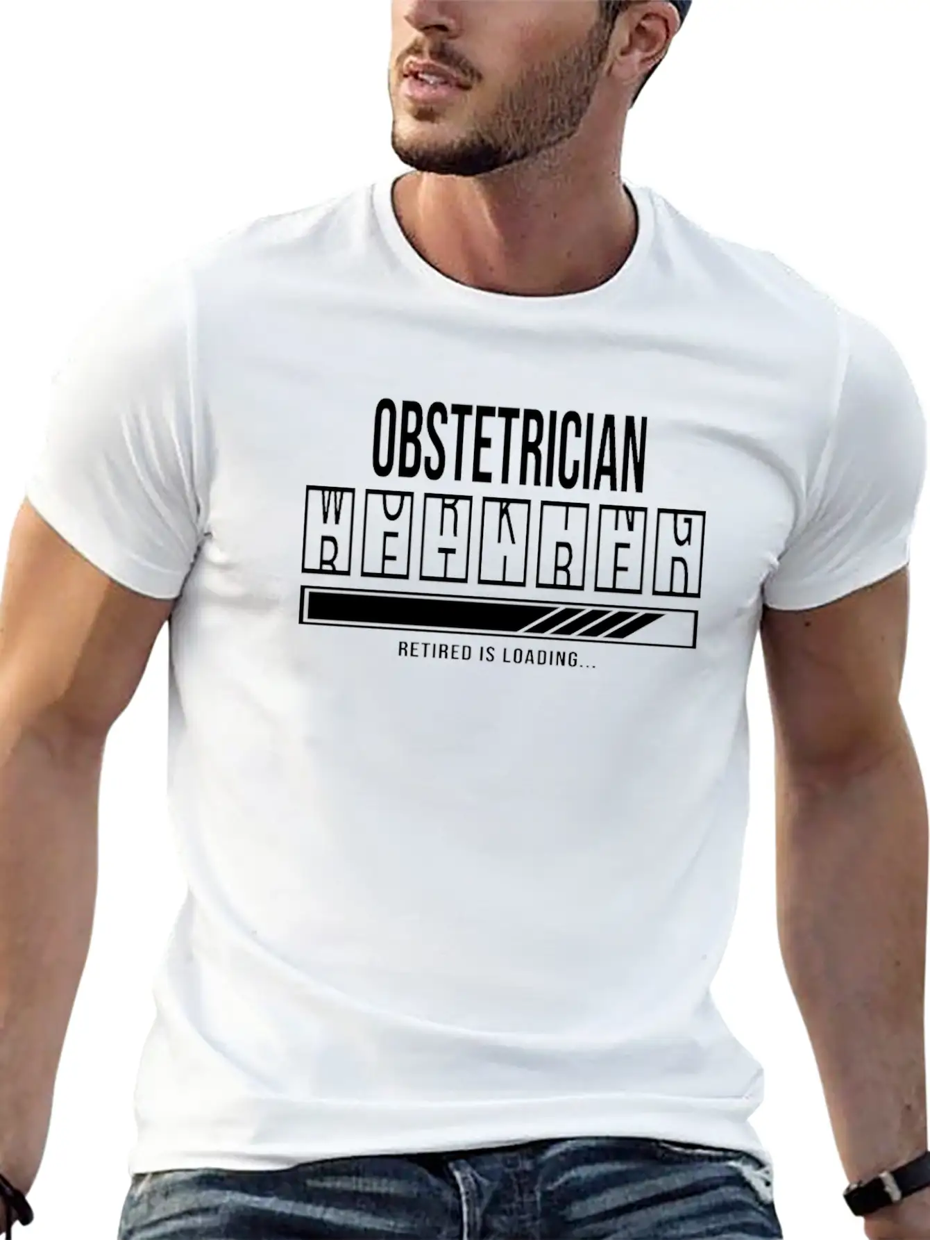 Retirement Gift Idea Retired Obstetrician Unisex Casual T-Shirt – Clean Design For Daily Comfort
