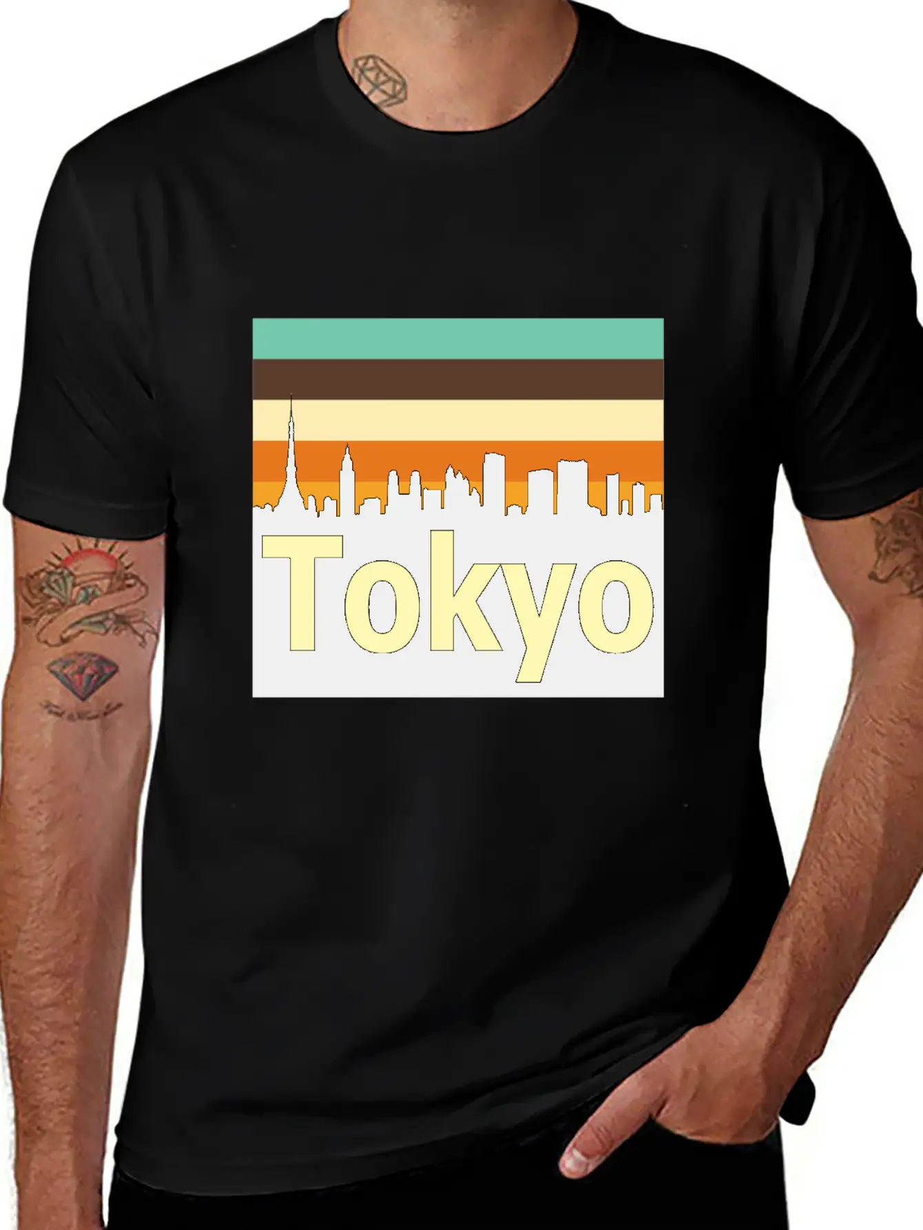 Retro Tokyo Unisex Casual T-Shirt – Clean Design For Daily Comfort