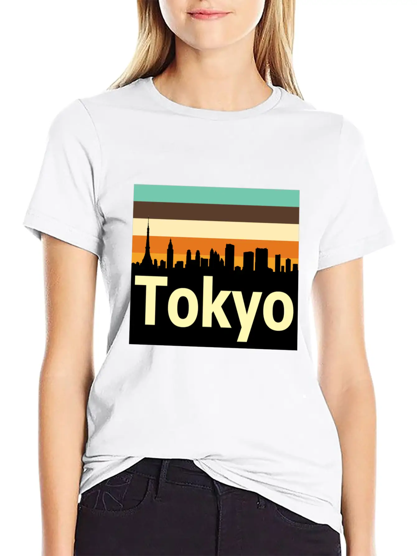 Retro Tokyo Unisex Casual T-Shirt – Clean Design For Daily Comfort