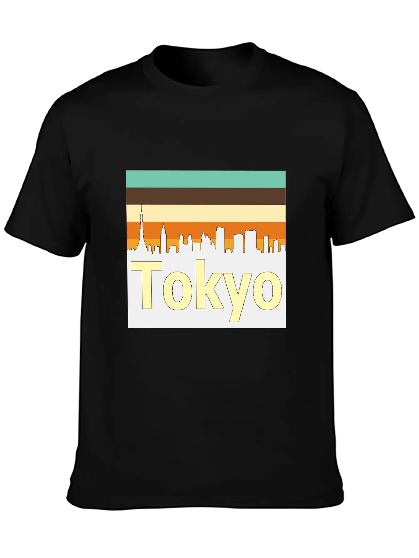 Retro Tokyo Unisex Casual T-Shirt – Clean Design For Daily Comfort