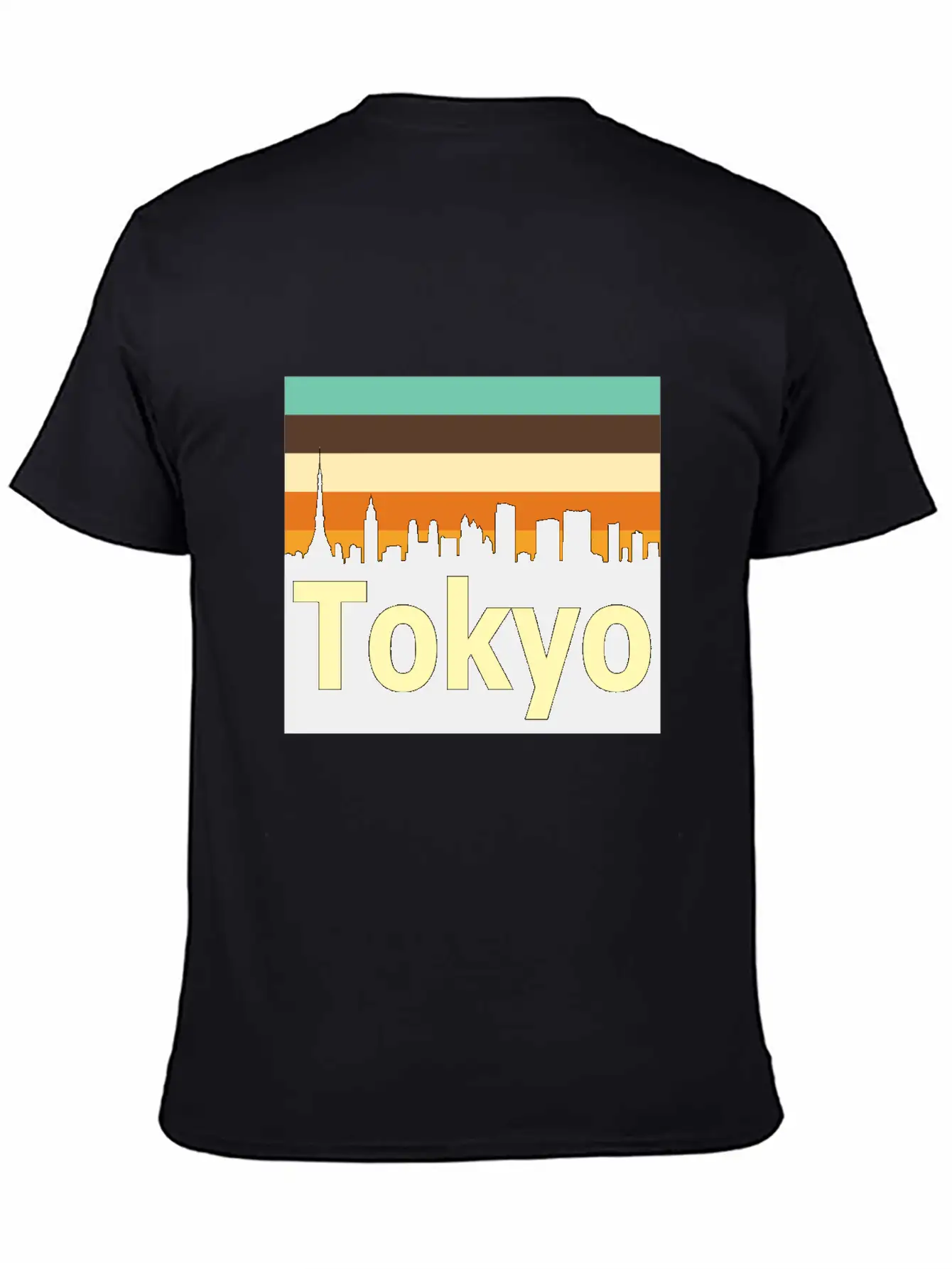 Retro Tokyo Unisex Casual T-Shirt – Clean Design For Daily Comfort