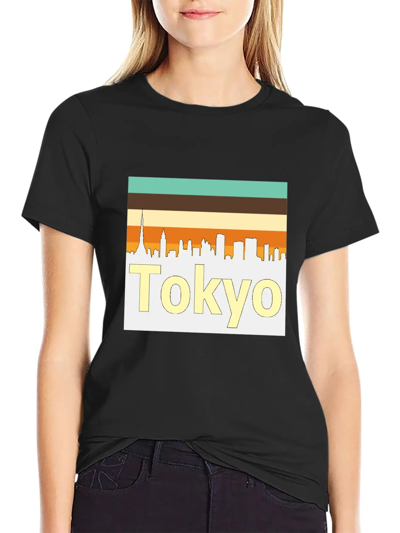 Retro Tokyo Unisex Casual T-Shirt – Clean Design For Daily Comfort