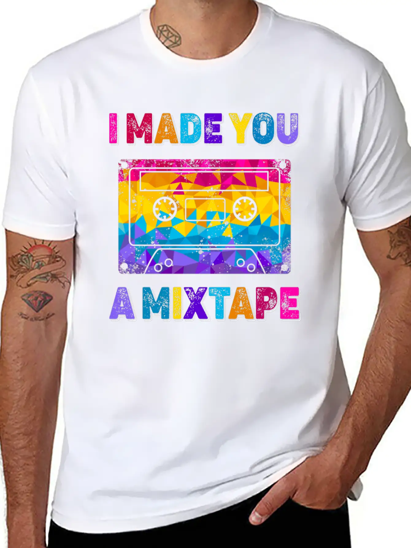 Retro Vintage I Made You A Mixtape 80's 90's Costu Unisex Casual T-Shirt – Clean Design For Daily Comfort
