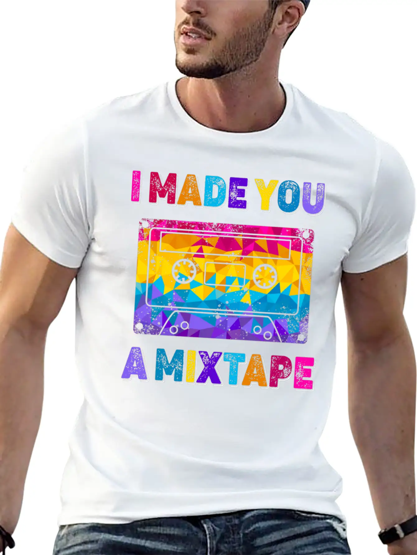 Retro Vintage I Made You A Mixtape 80's 90's Costu Unisex Casual T-Shirt – Clean Design For Daily Comfort