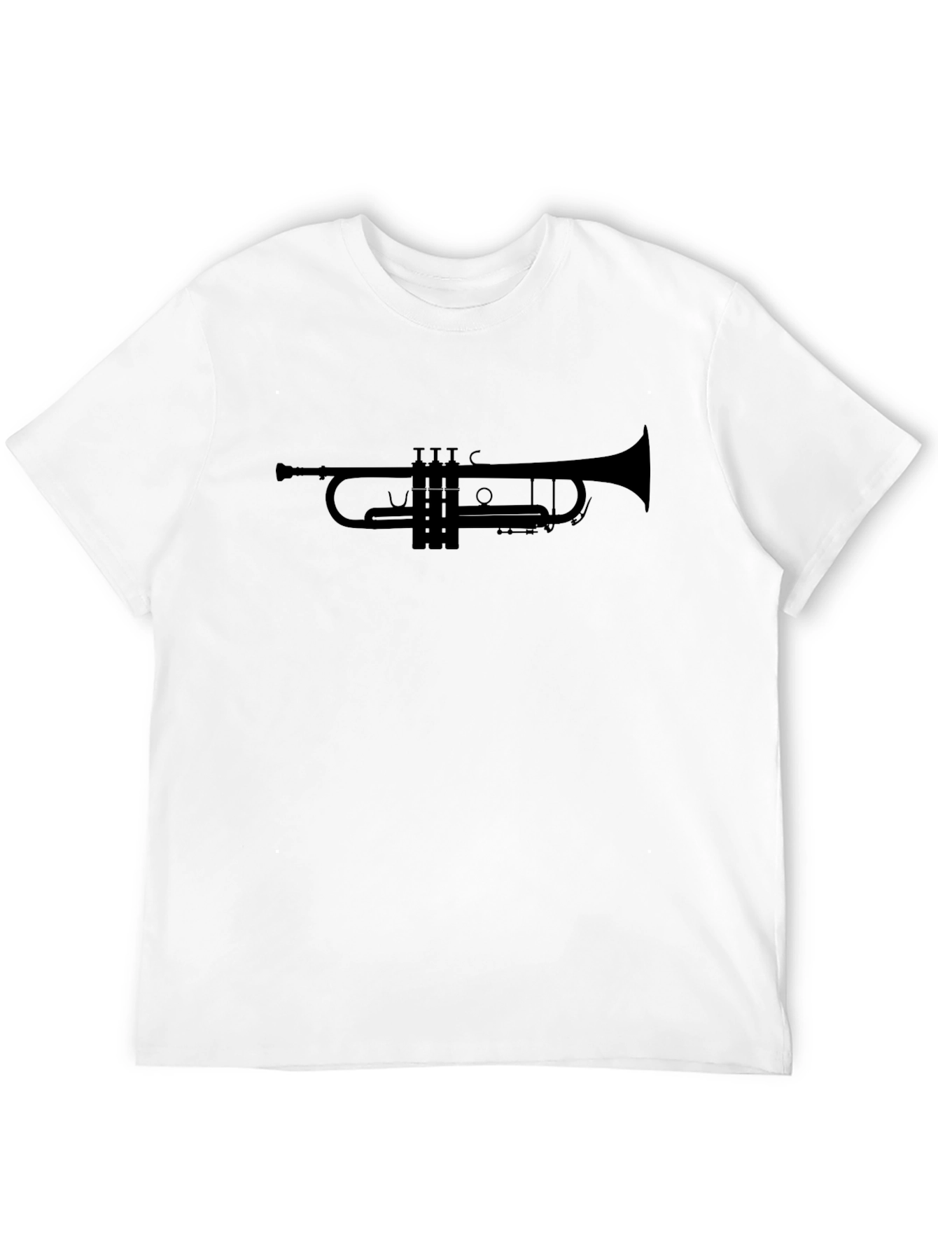 Trumpet Silhouette T-Shirt - Musicians Tee