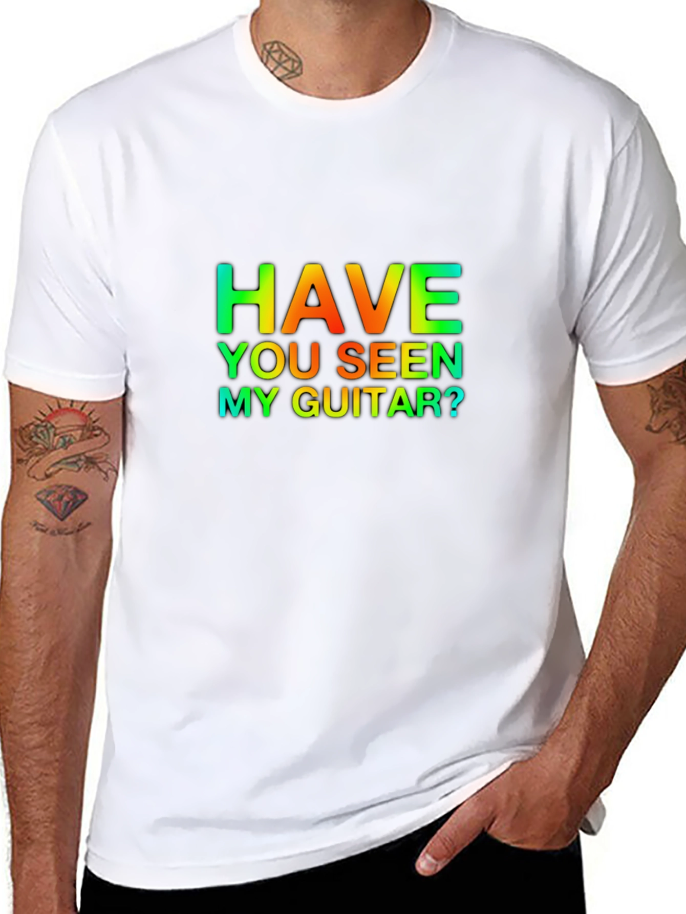 Have You Seen My Guitar? Novelty T-Shirt