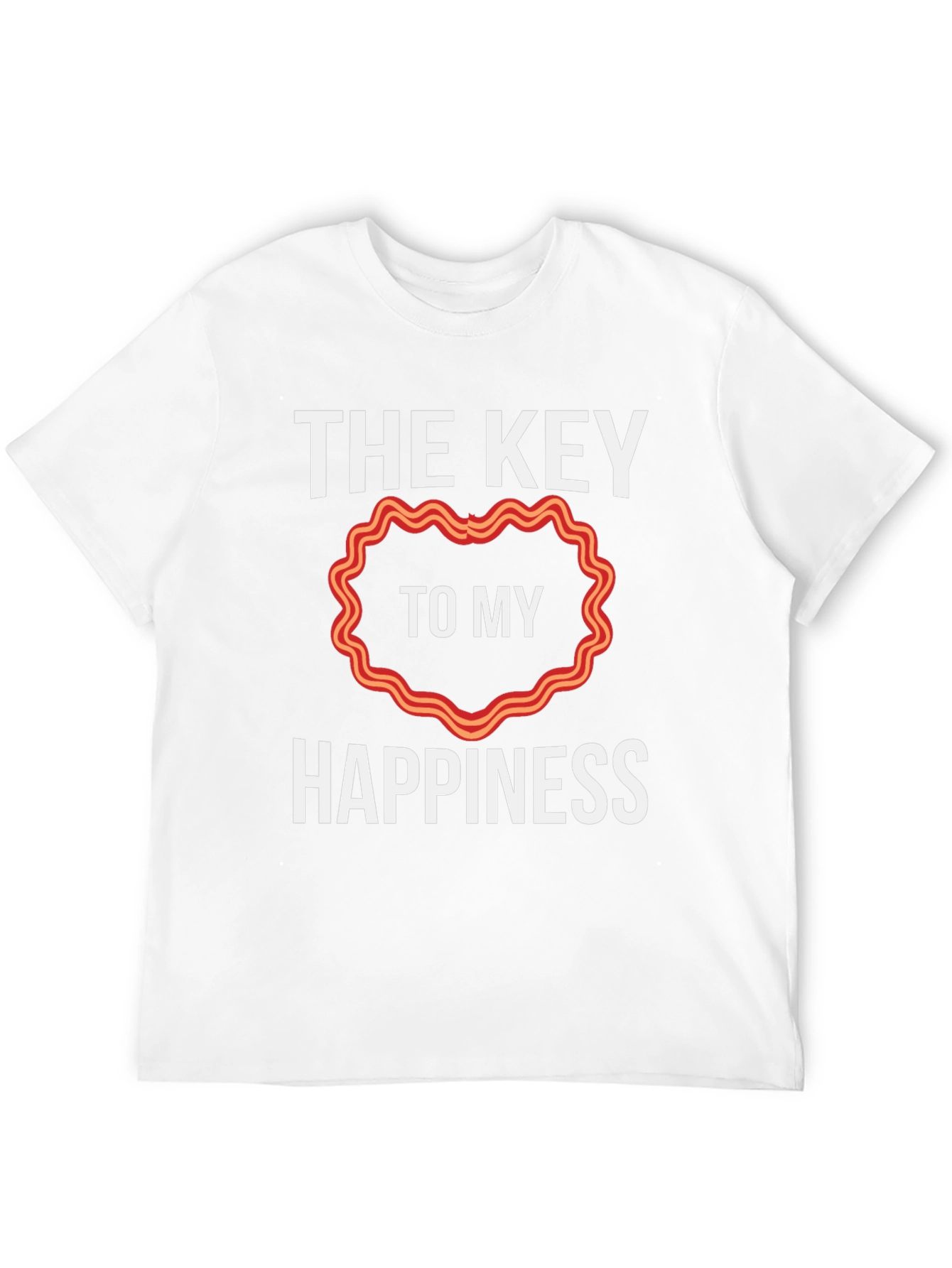 Bacon Heart Happiness T-Shirt