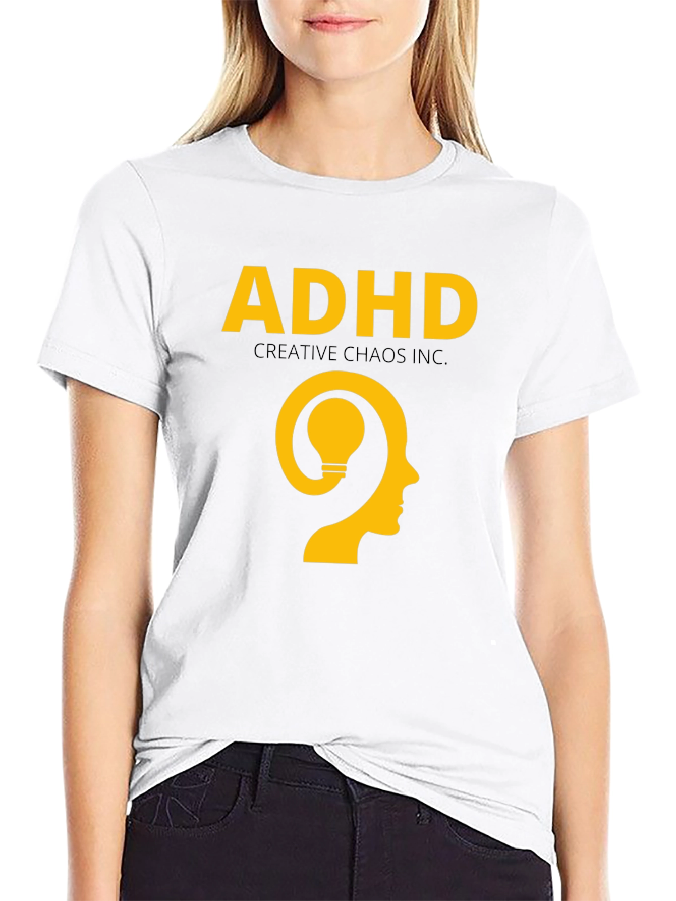 ADHD Creative Chaos T-Shirt - Black